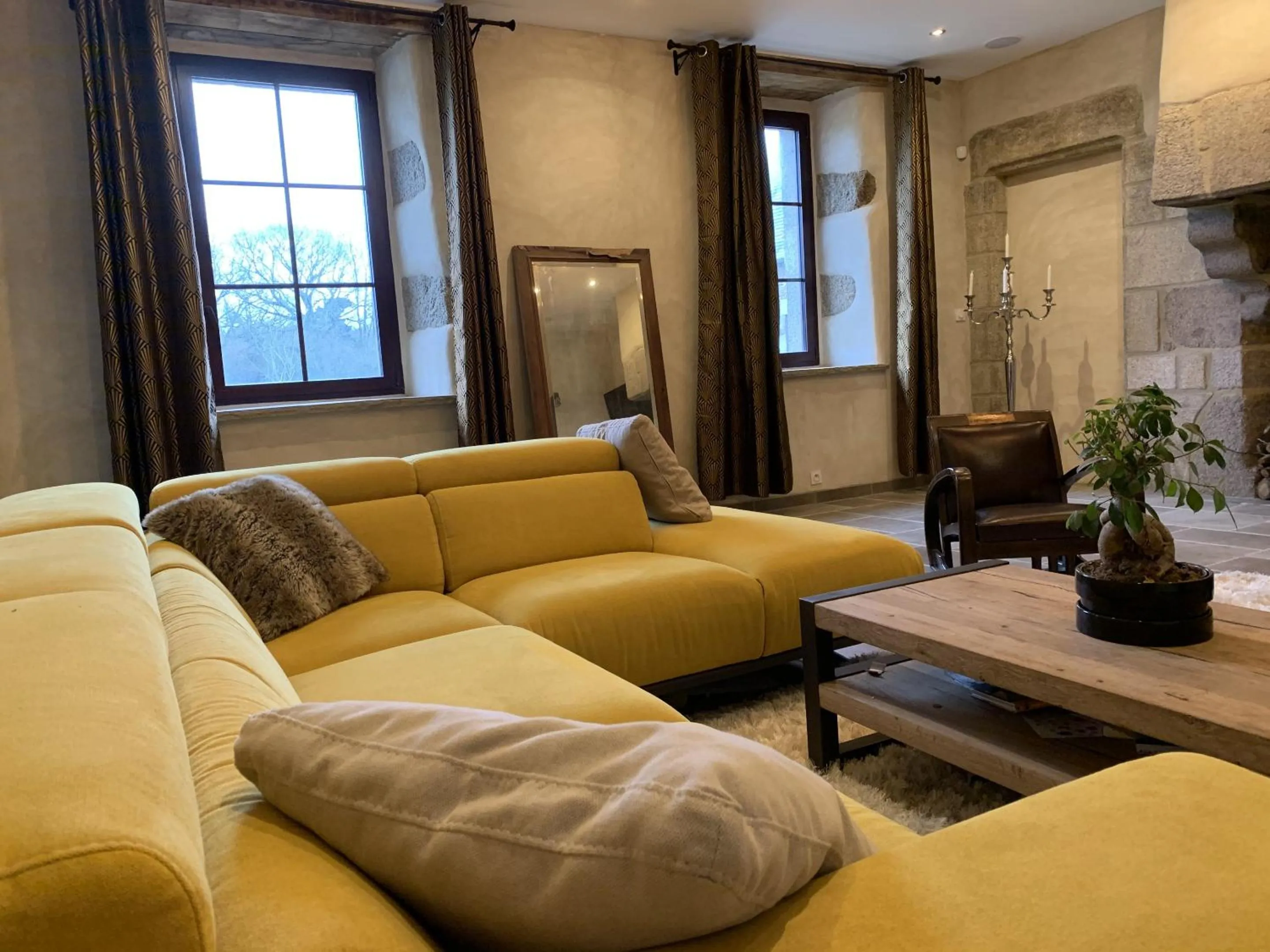 Living room in Les Villas d Onalou Kergastel