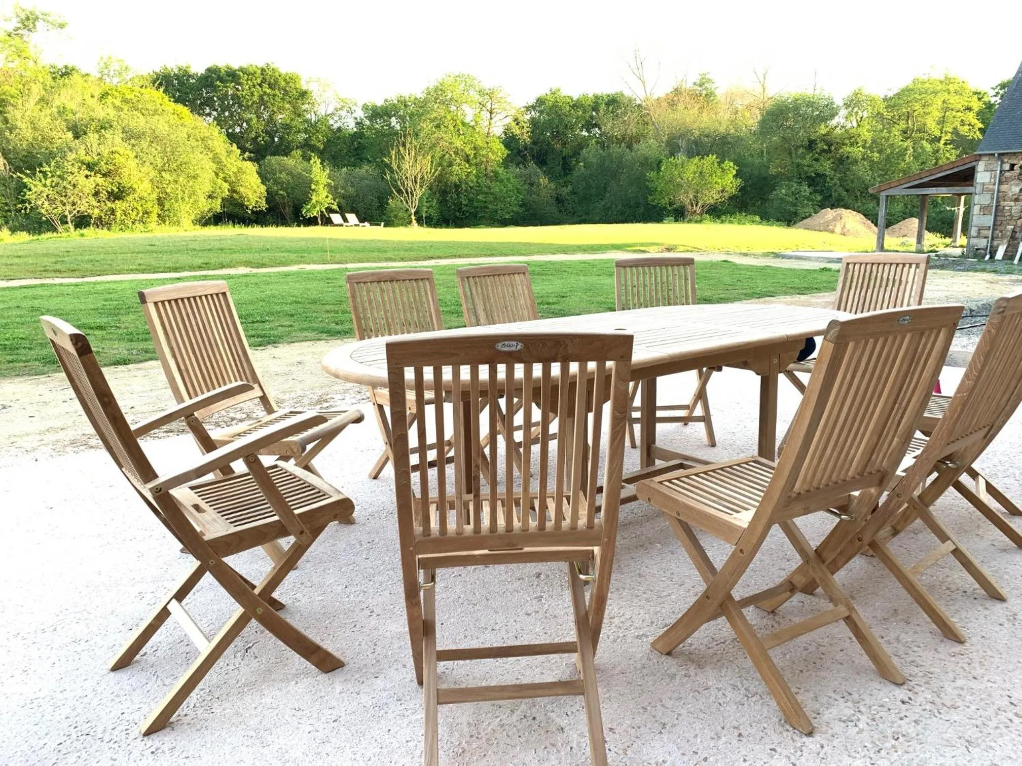 Garden in Les Villas d Onalou Kergastel