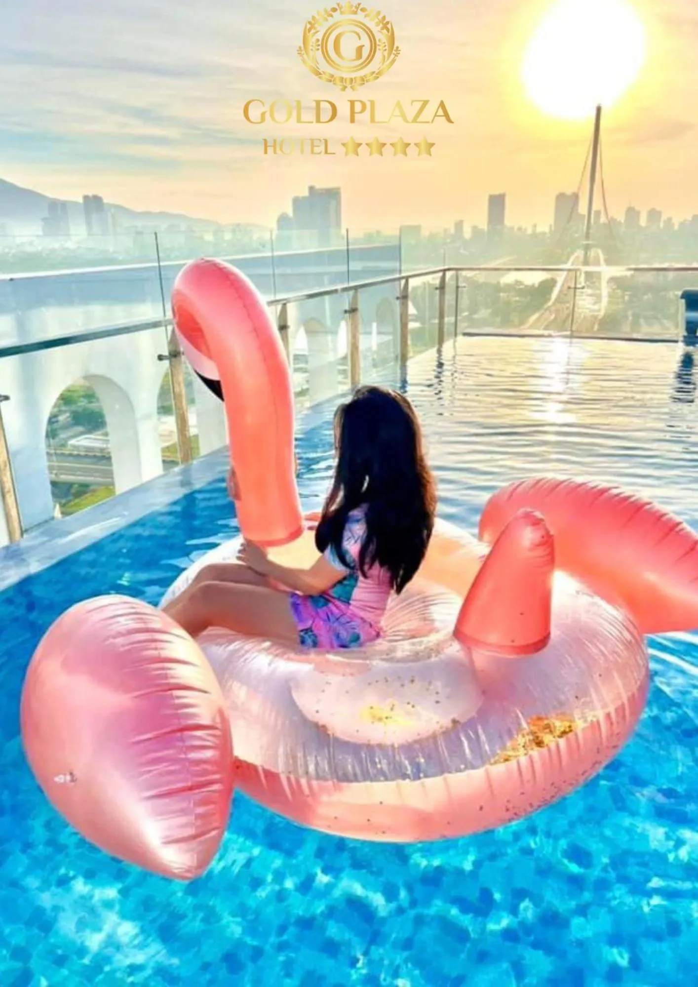 Swimming pool in Gold Plaza Hotel Da Nang