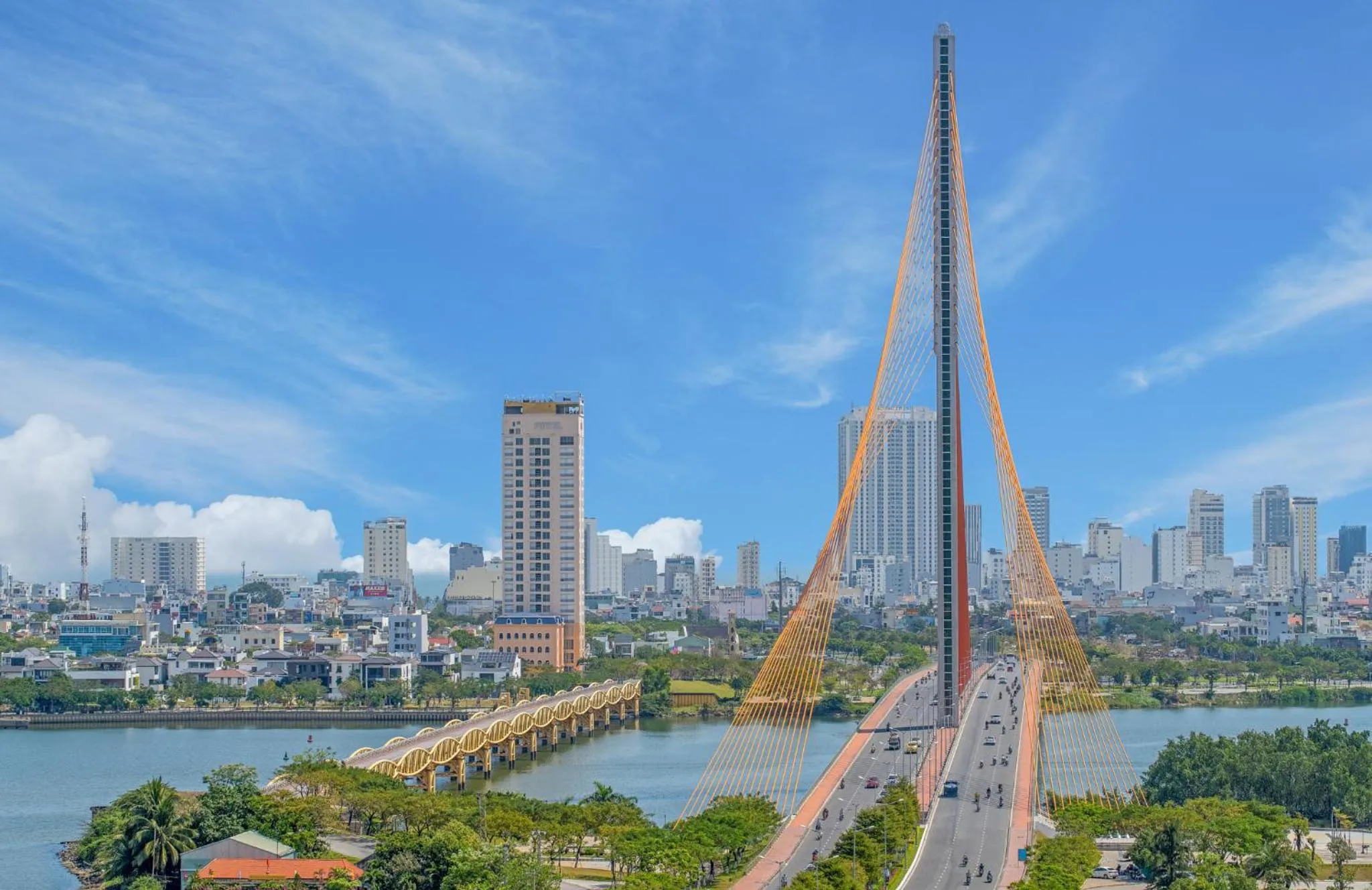 River view in Gold Plaza Hotel Da Nang