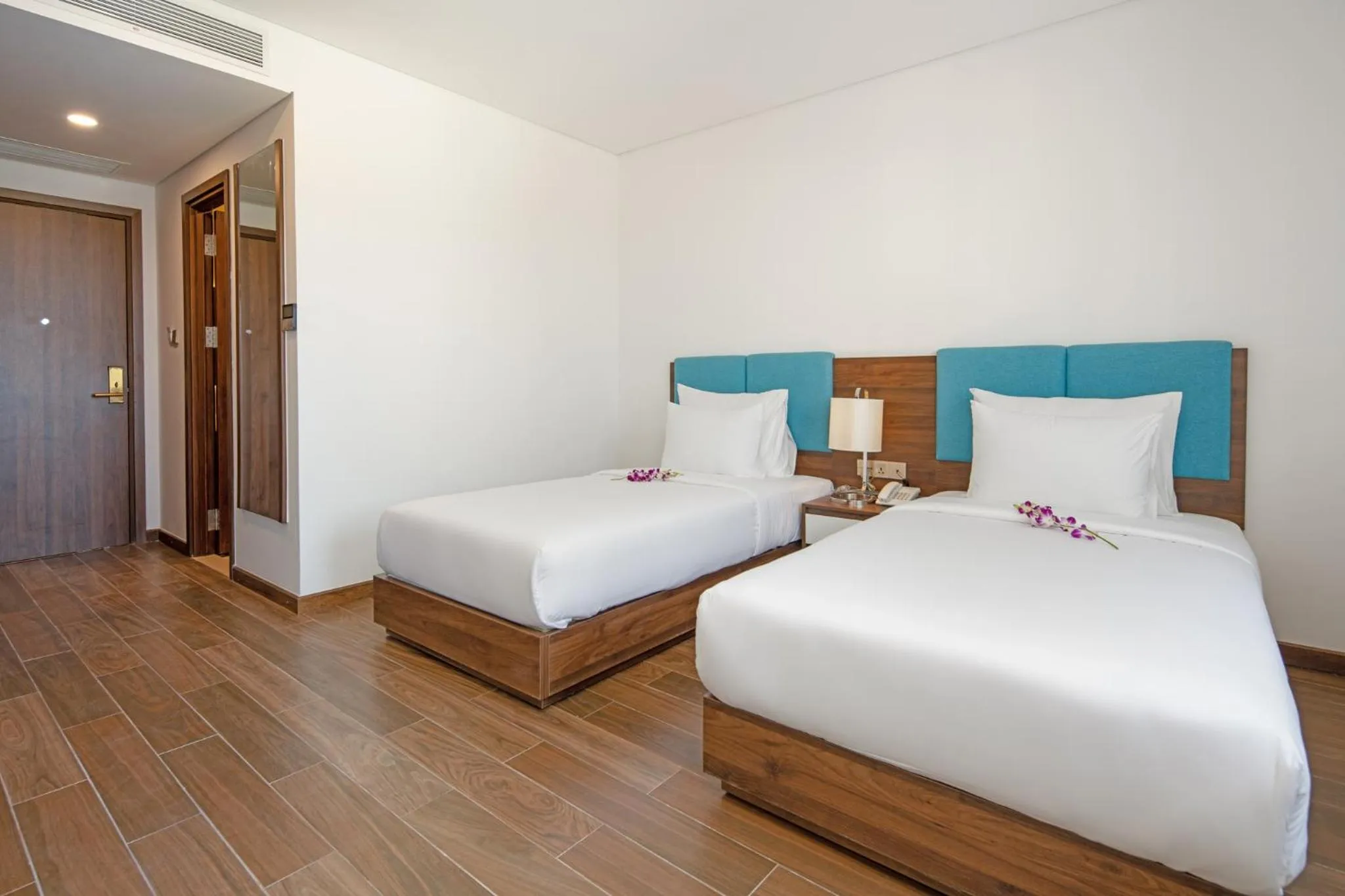 Bed in Gold Plaza Hotel Da Nang