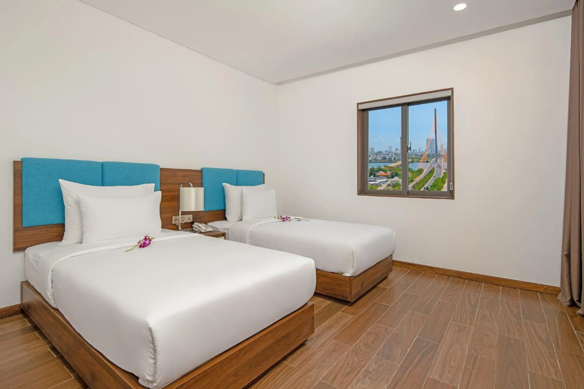 Bed in Gold Plaza Hotel Da Nang