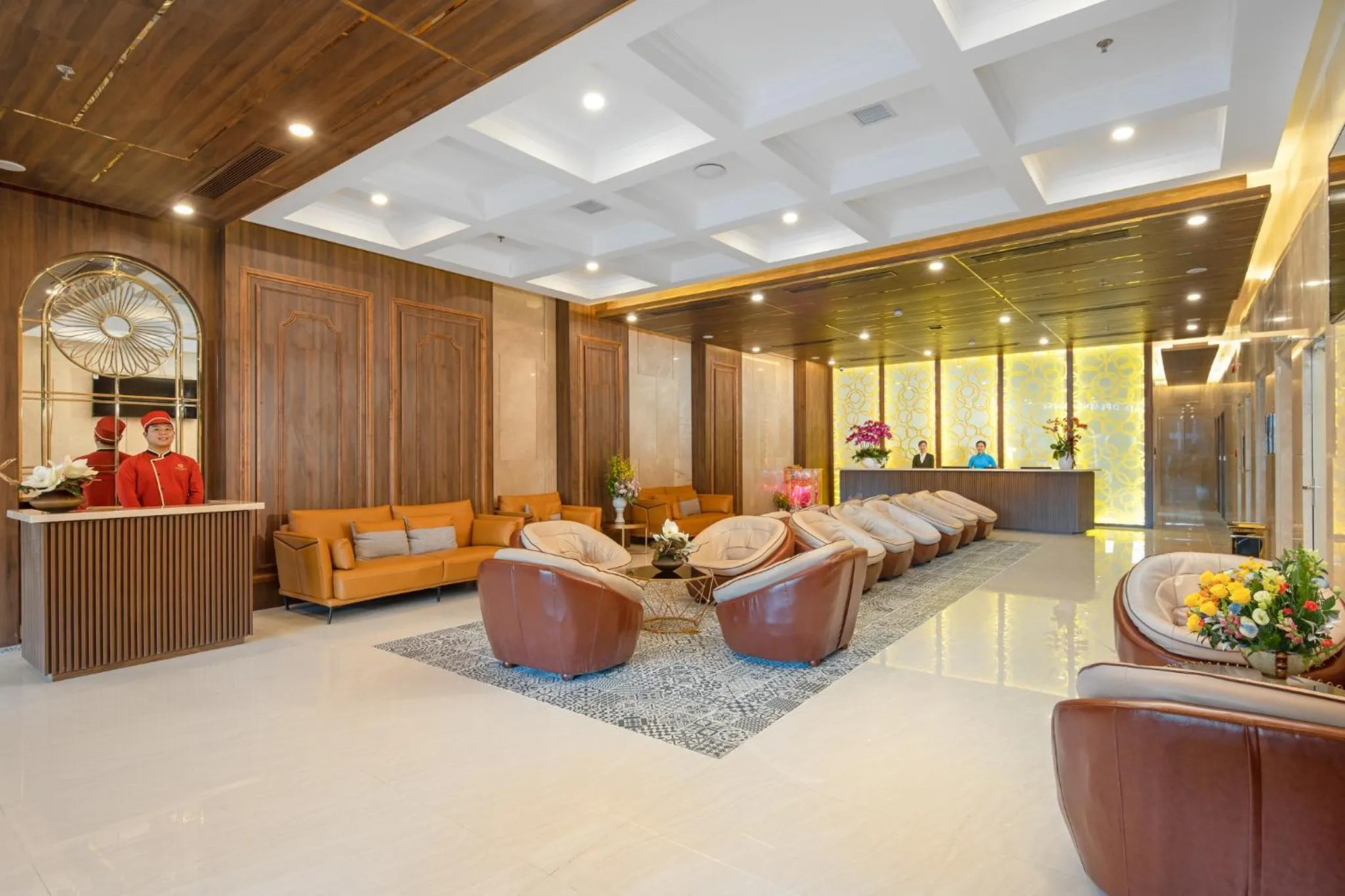 Lobby or reception in Gold Plaza Hotel Da Nang