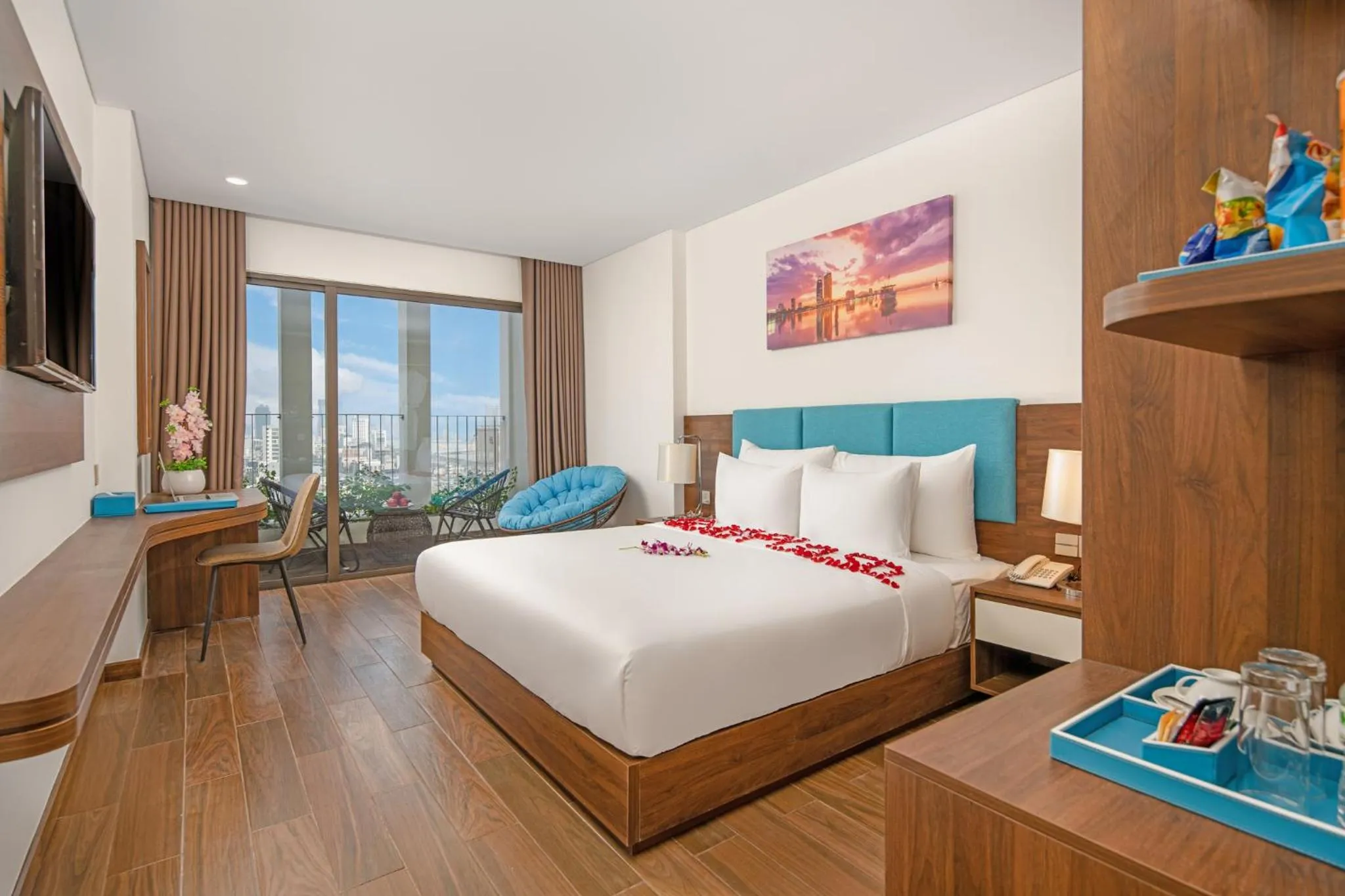 Photo of the whole room, Bed in Gold Plaza Hotel Da Nang