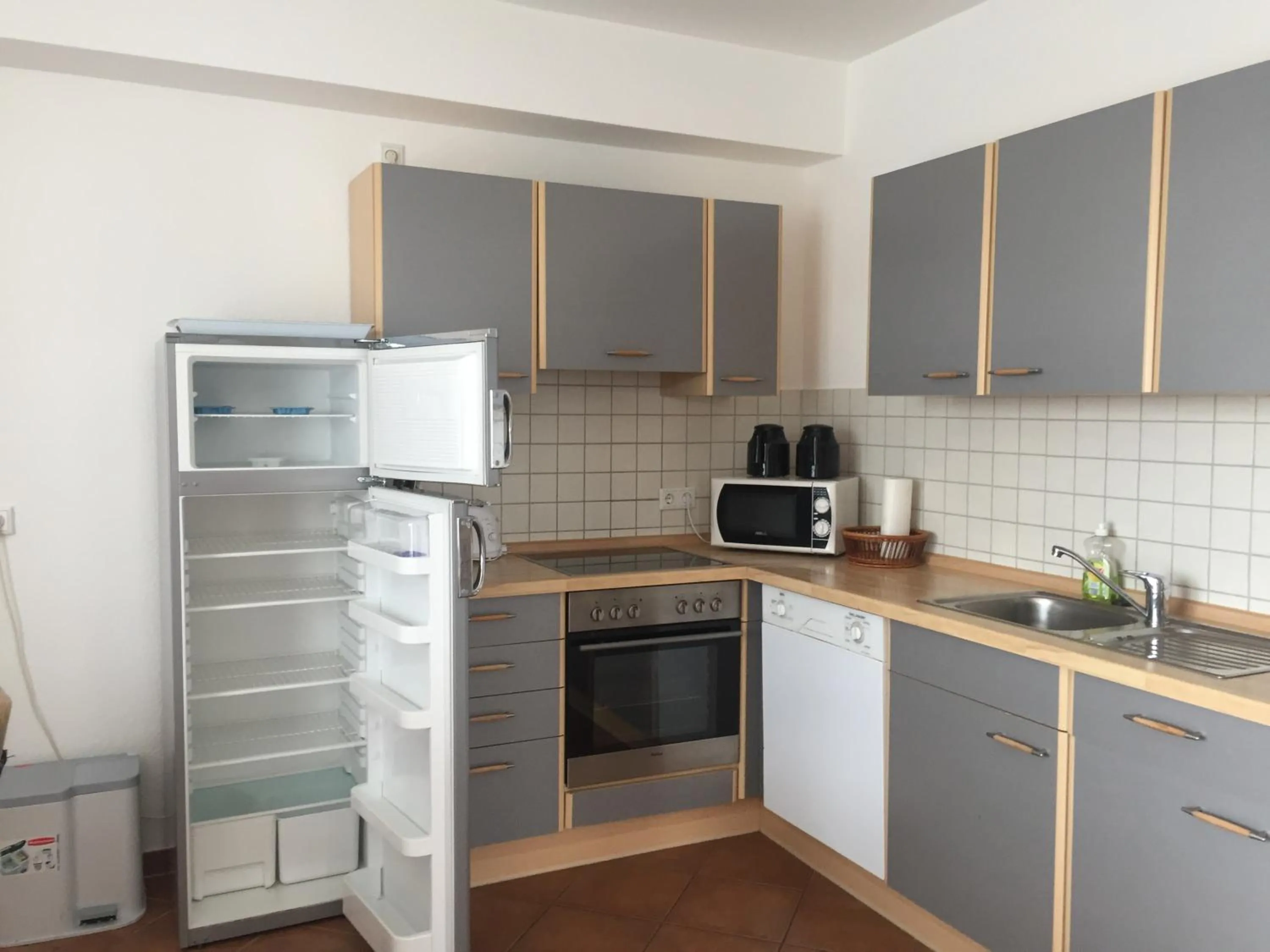 Kitchen or kitchenette in Hotel Nuhnetal