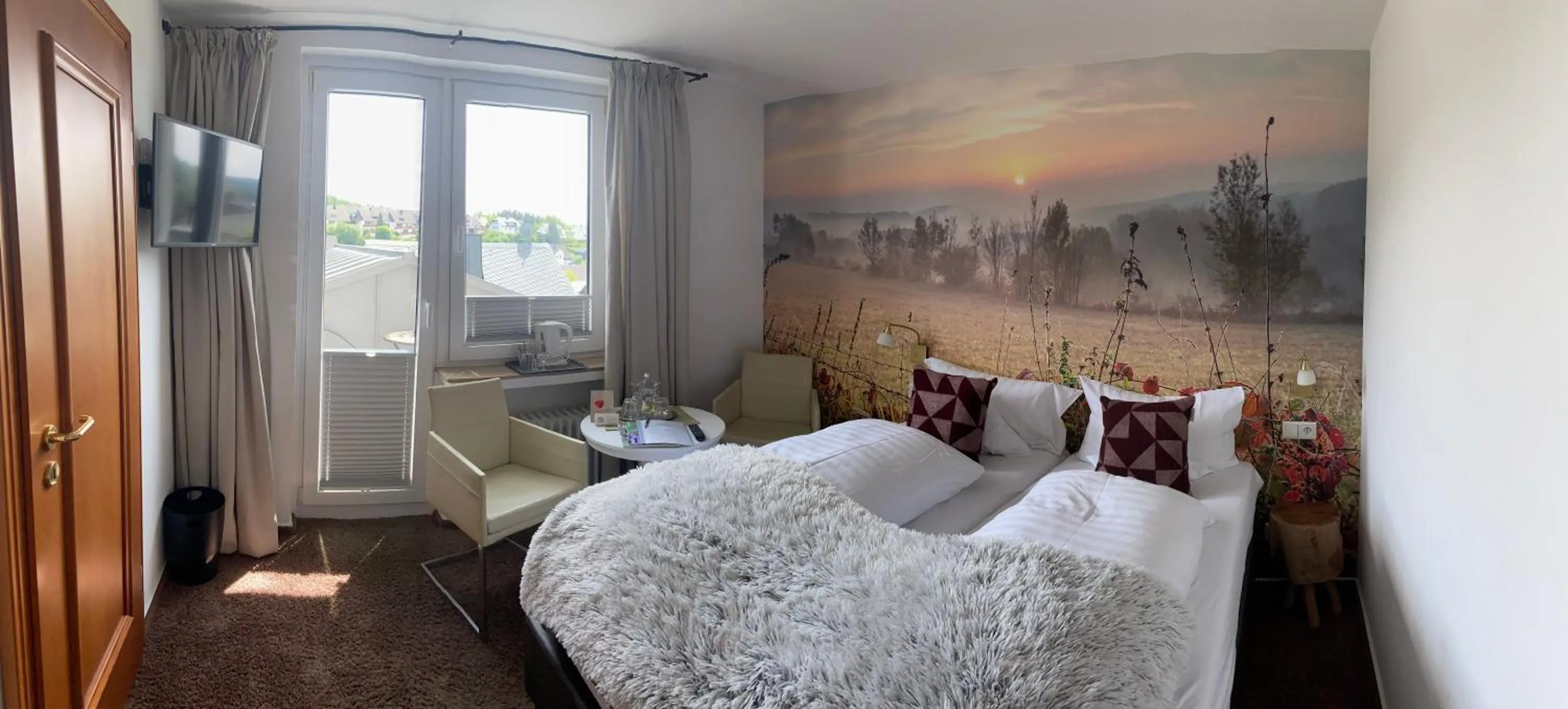 Photo of the whole room, Bed in Hotel Nuhnetal