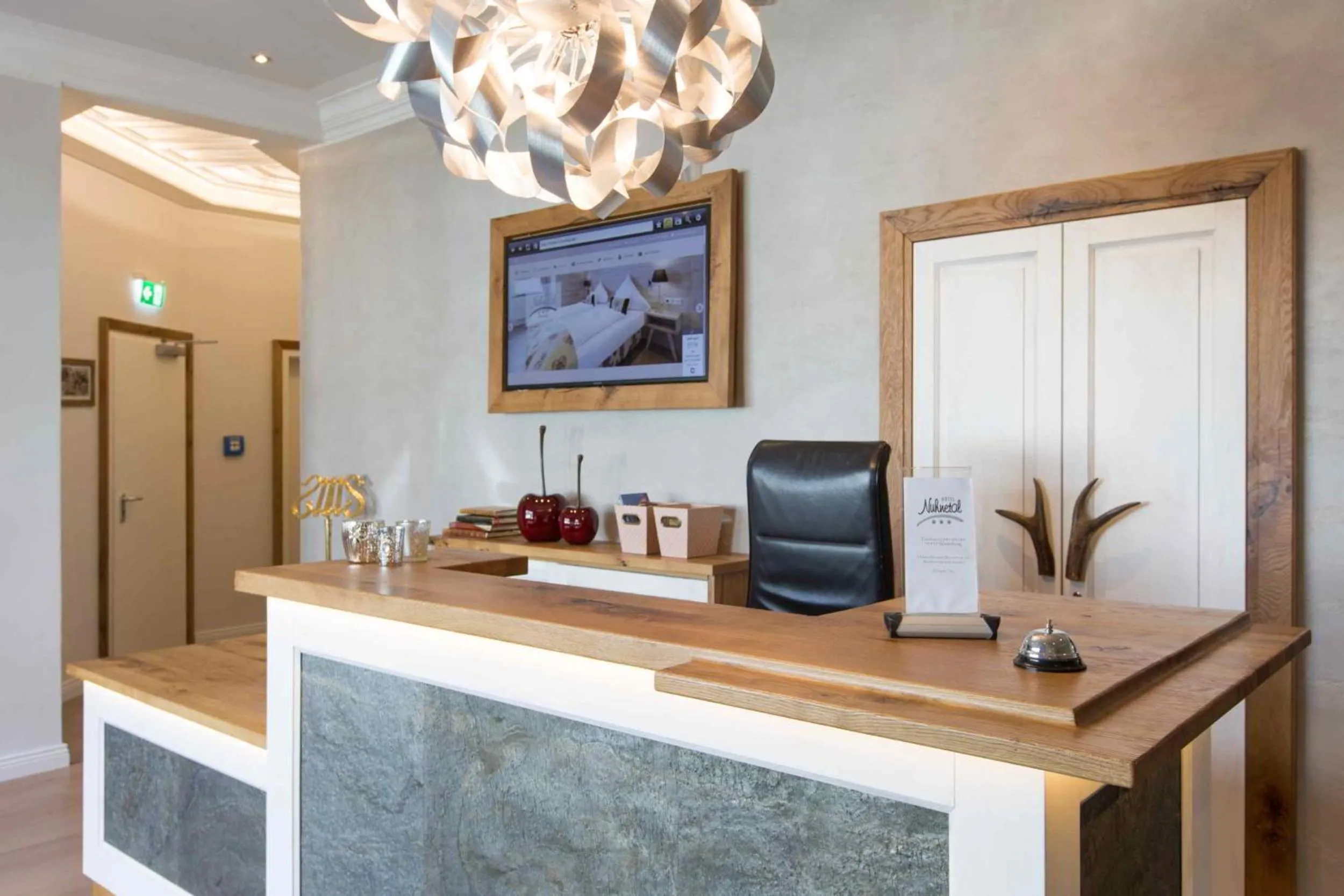 Lobby or reception in Hotel Nuhnetal