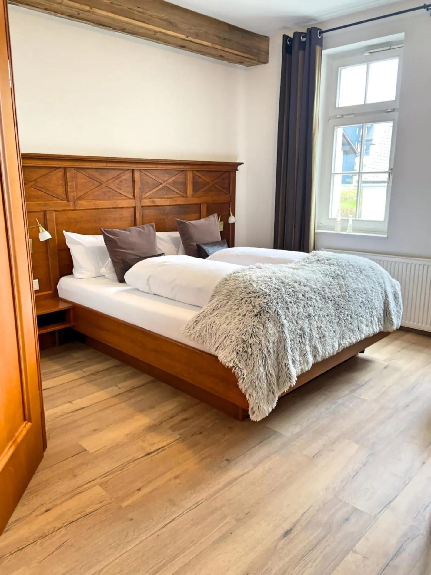 Bedroom, Bed in Hotel Nuhnetal