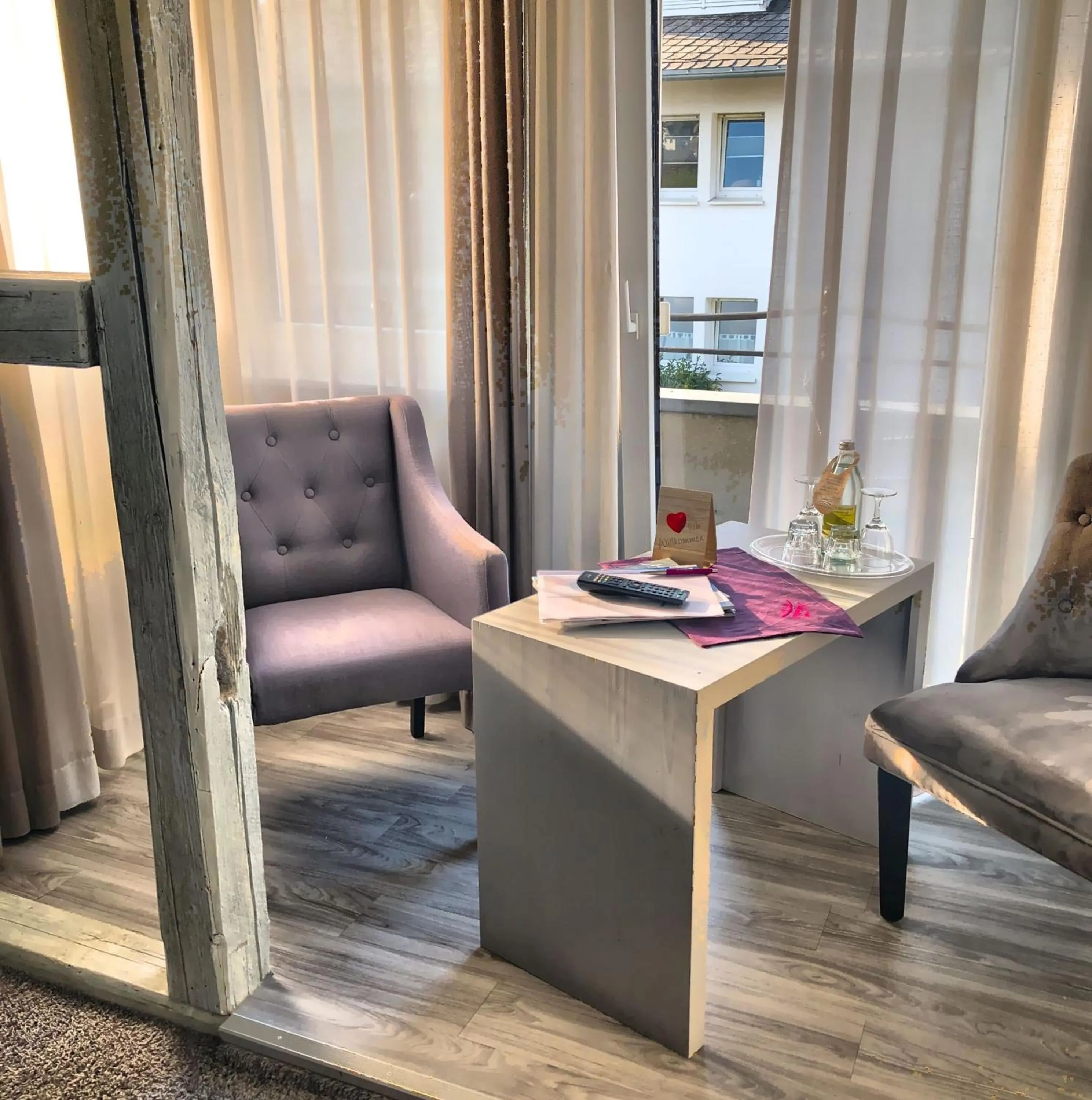 Seating area in Hotel Nuhnetal