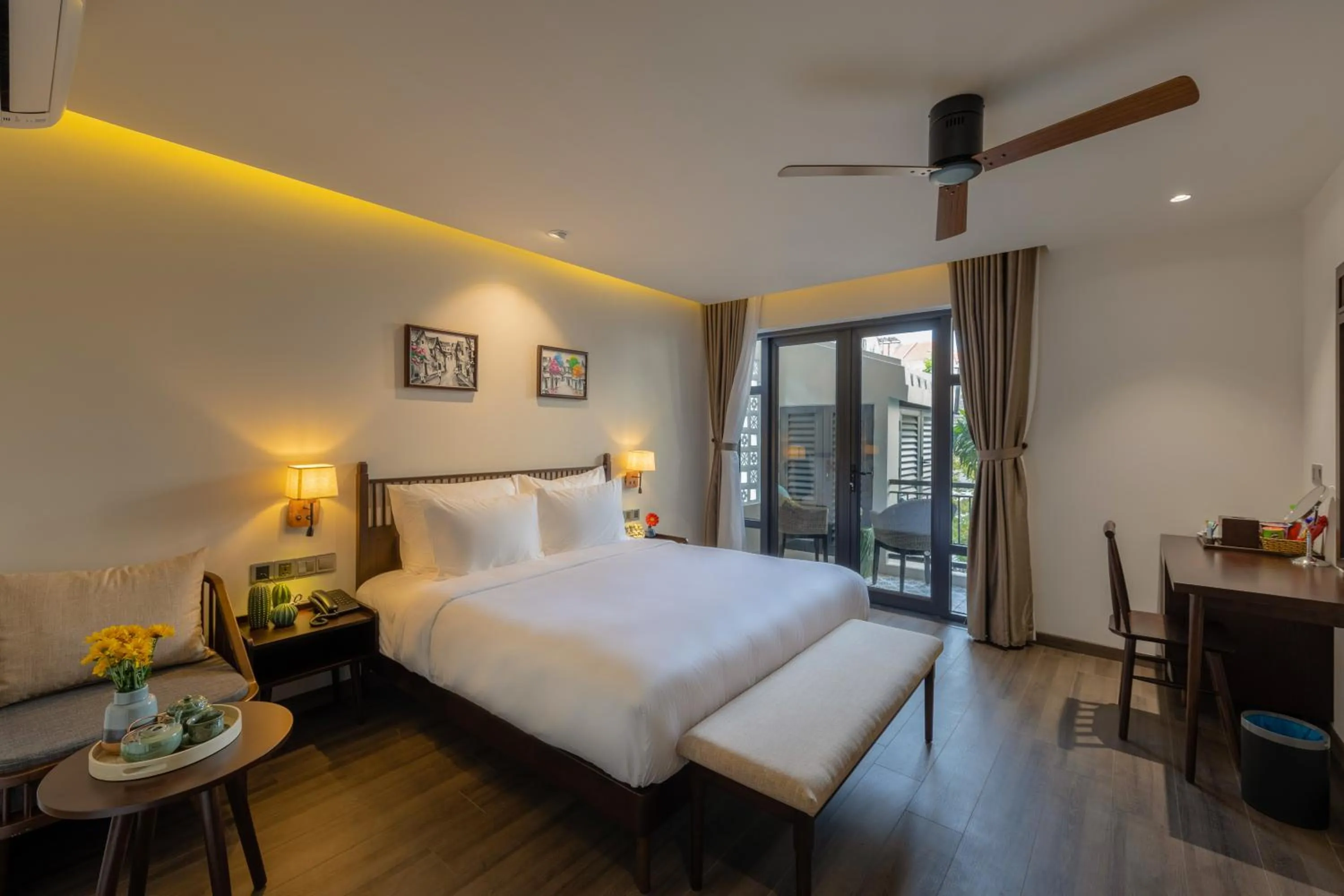 Bed in Volar de Faifo Villa