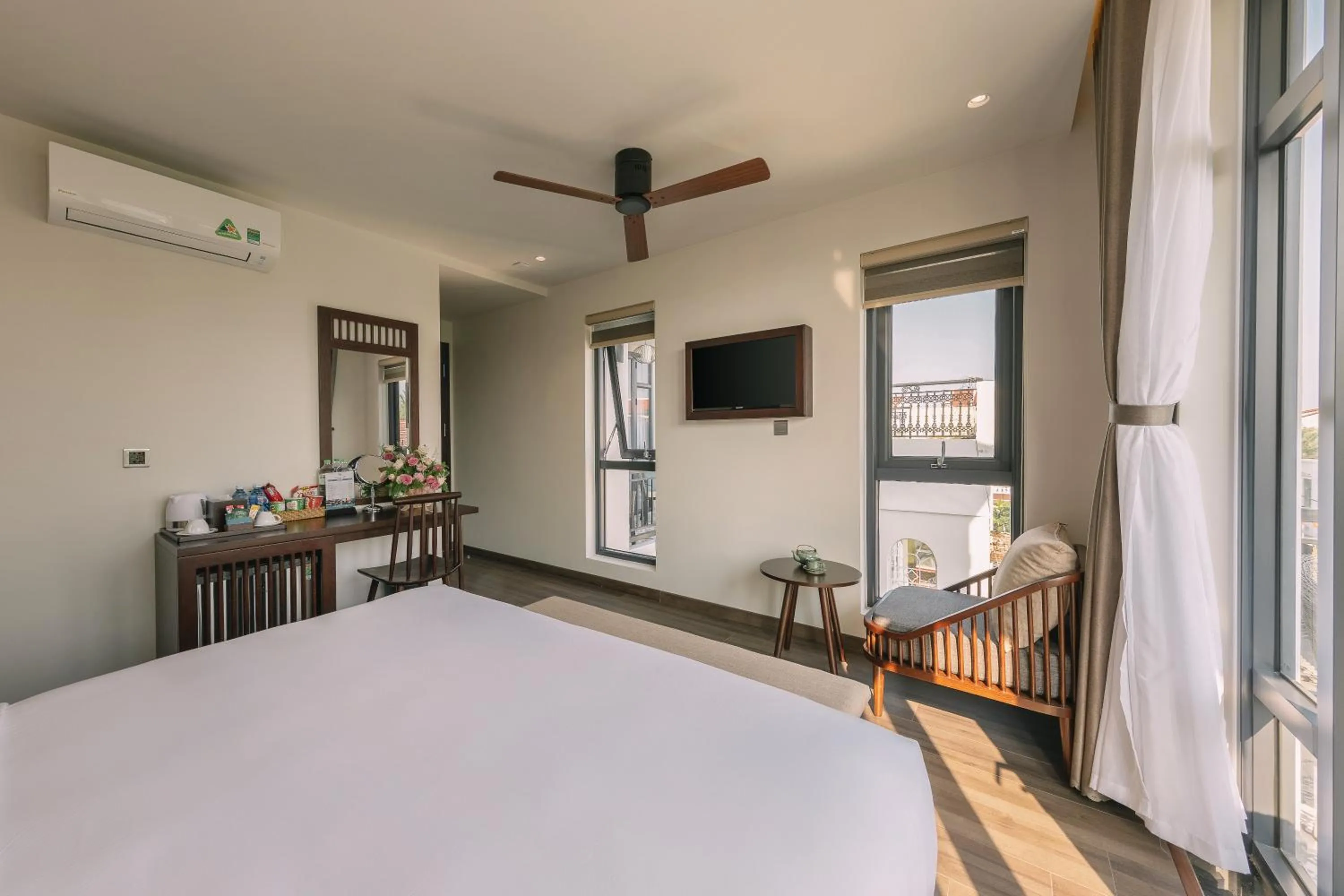 Bedroom, Bed in Volar de Faifo Villa