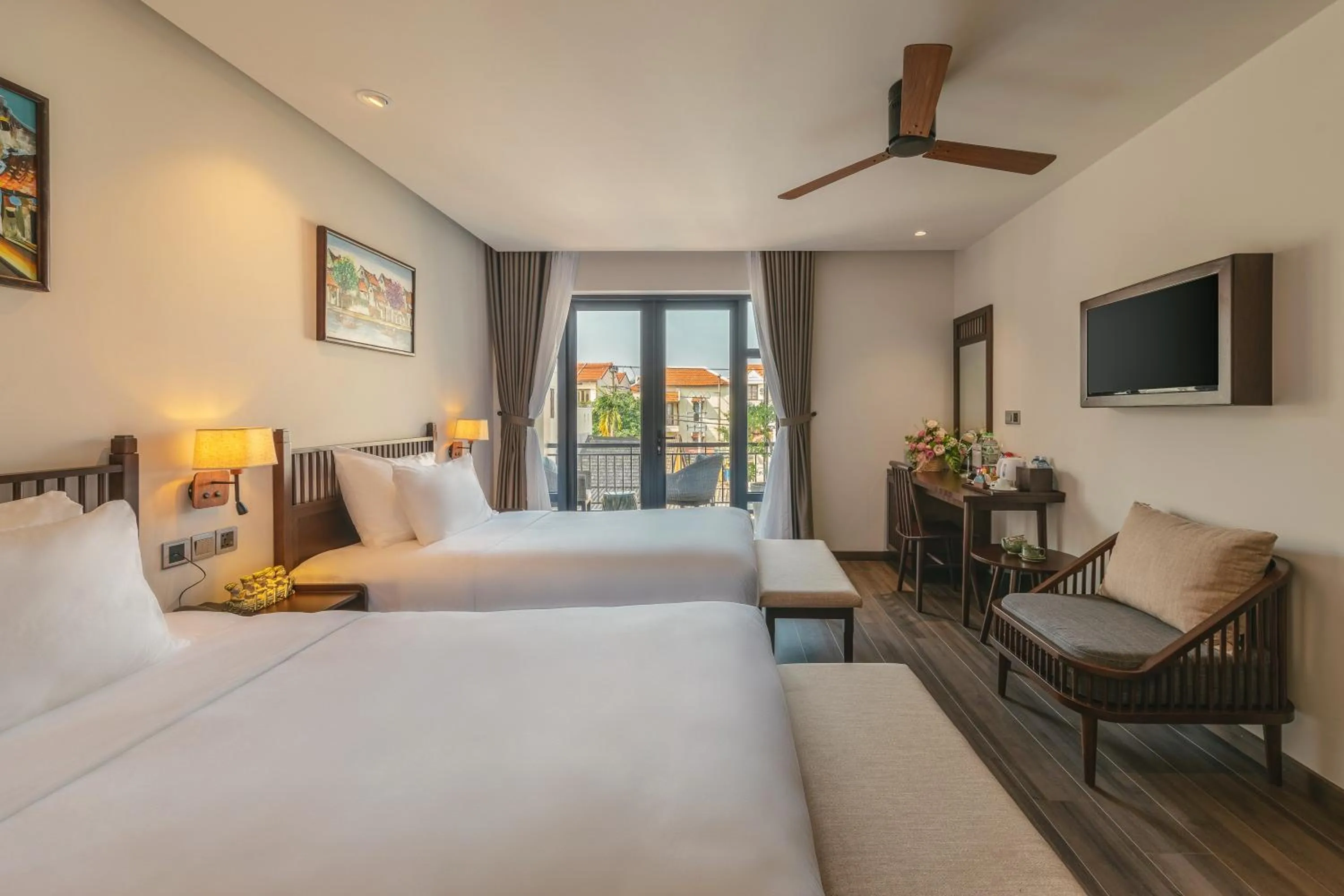 Photo of the whole room, Bed in Volar de Faifo Villa