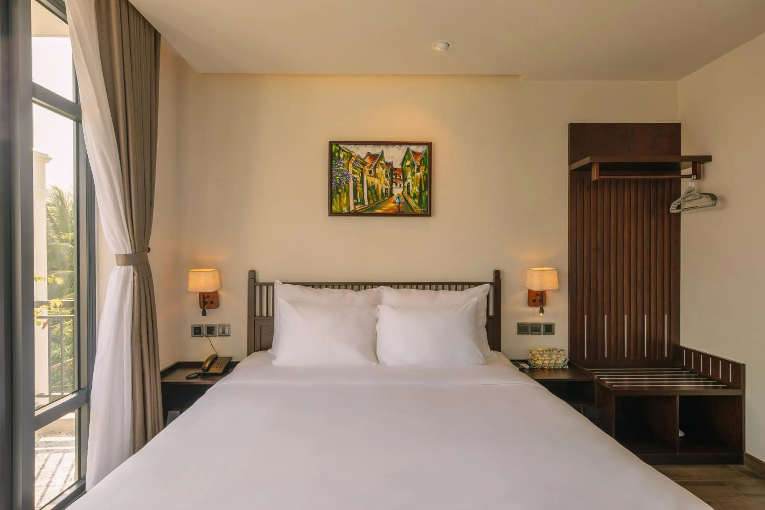 Bed in Volar de Faifo Villa