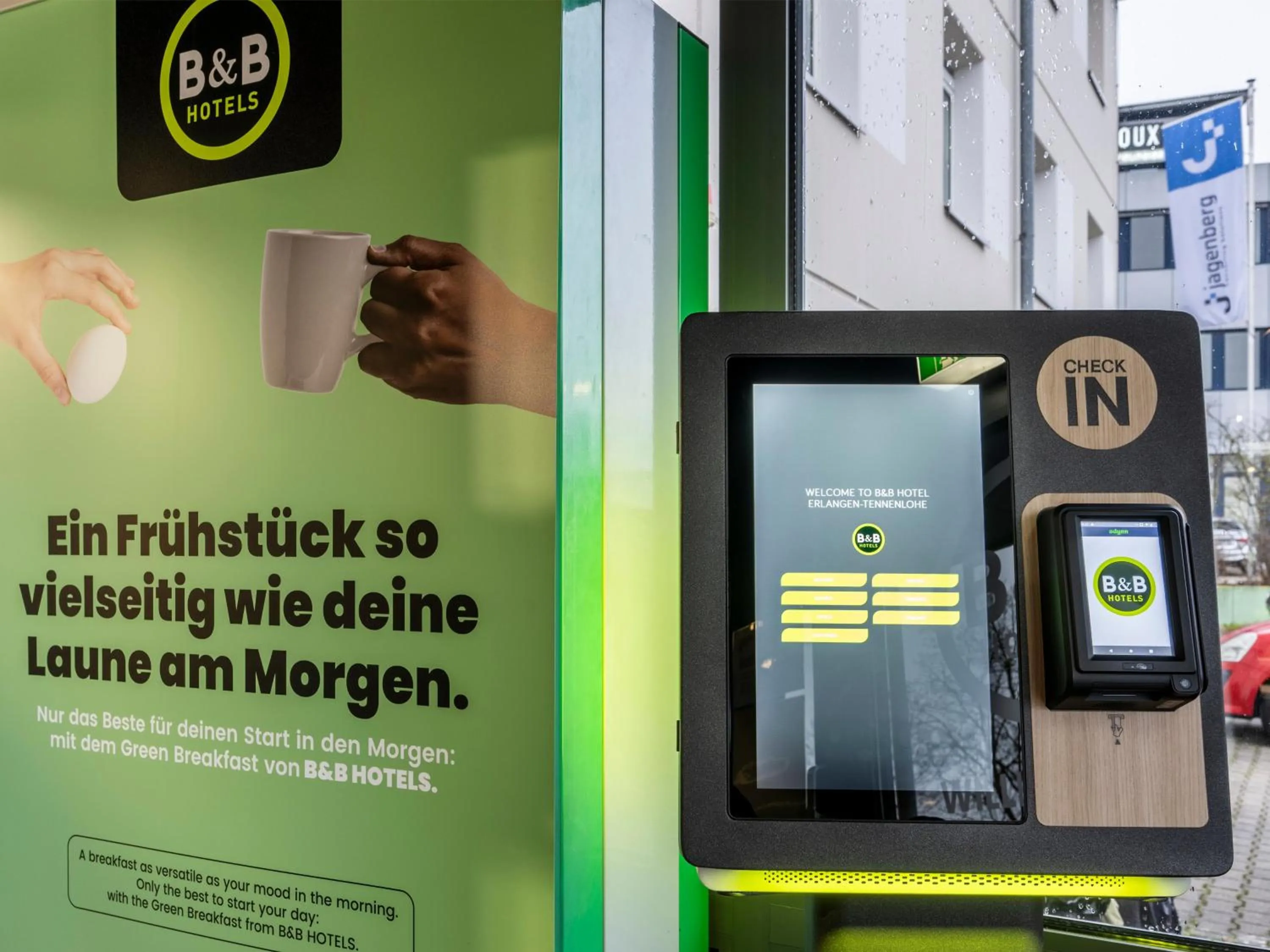 Lobby or reception in ibis budget Düsseldorf Airport