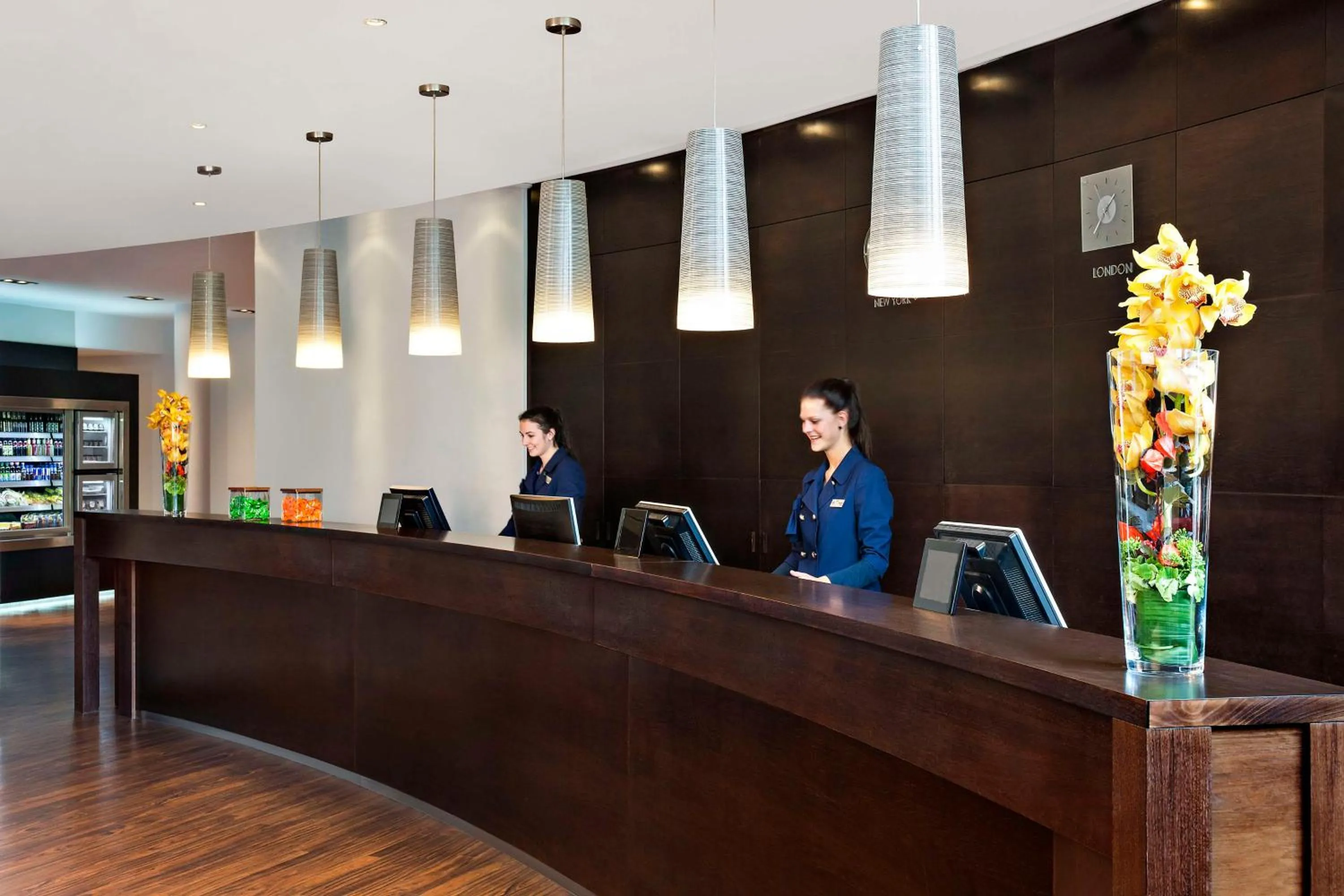 Lobby or reception in NH Frankfurt Airport West