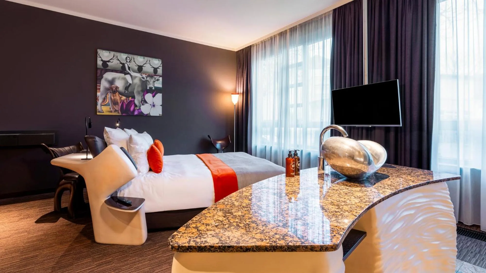 Bed in east Hotel Hamburg