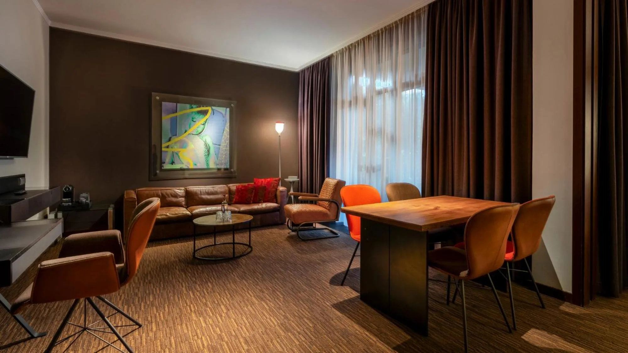 Living room in east Hotel Hamburg