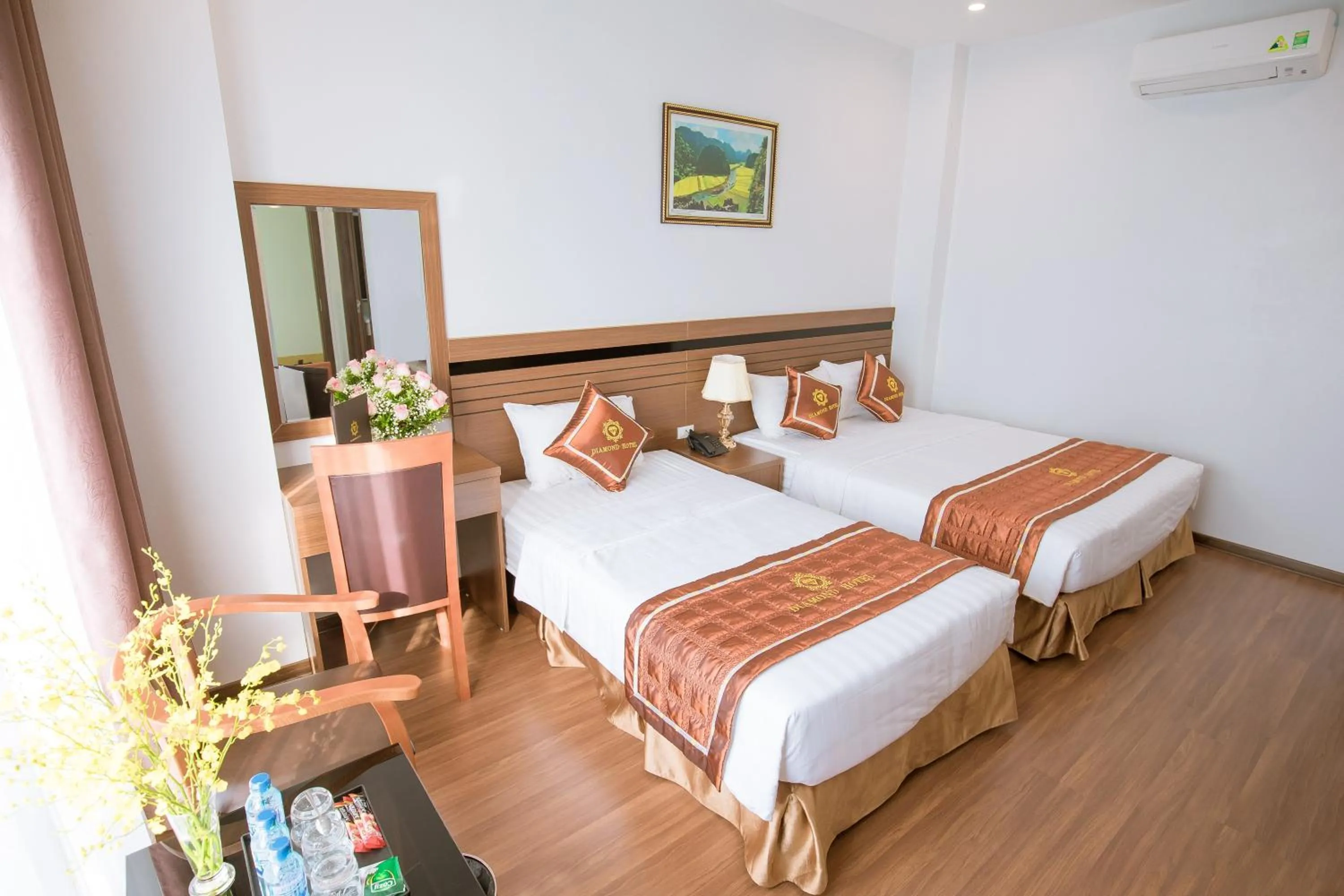 Bed in Diamond Hotel