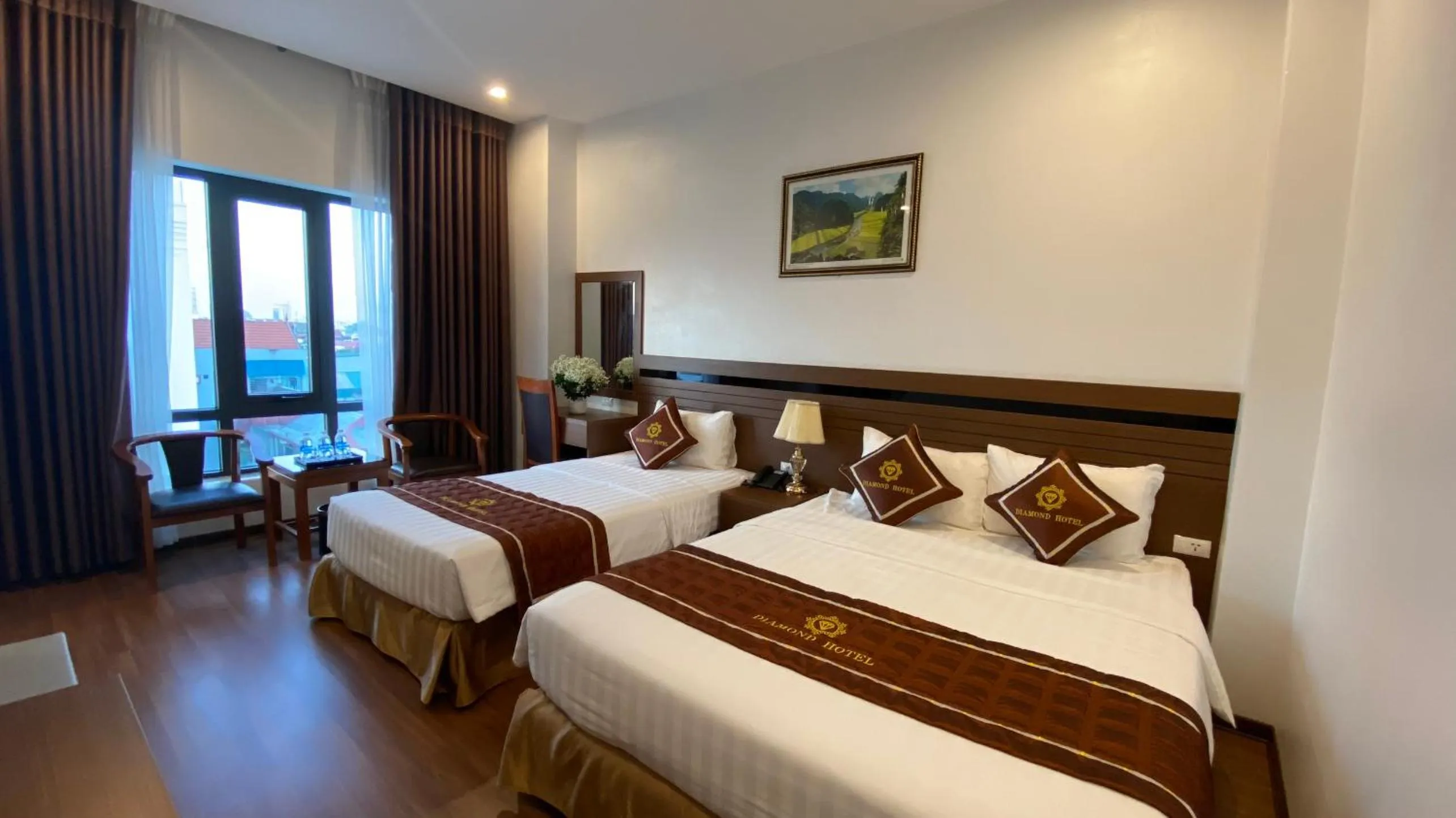 Bed in Diamond Hotel