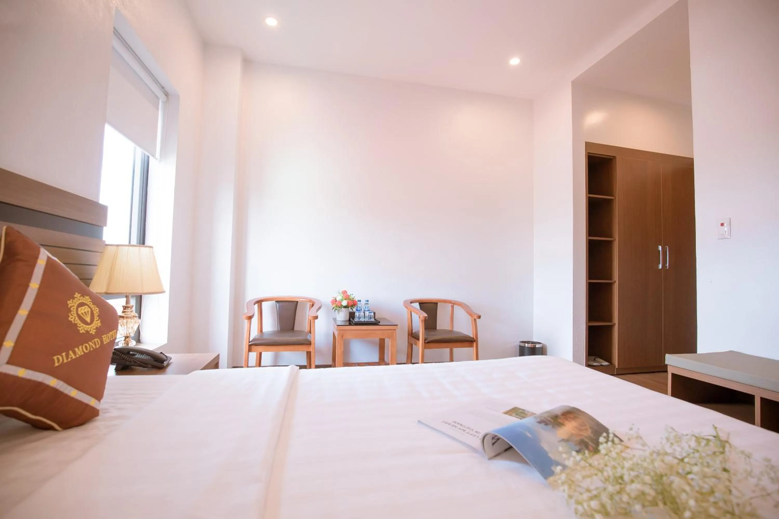 Bed in Diamond Hotel