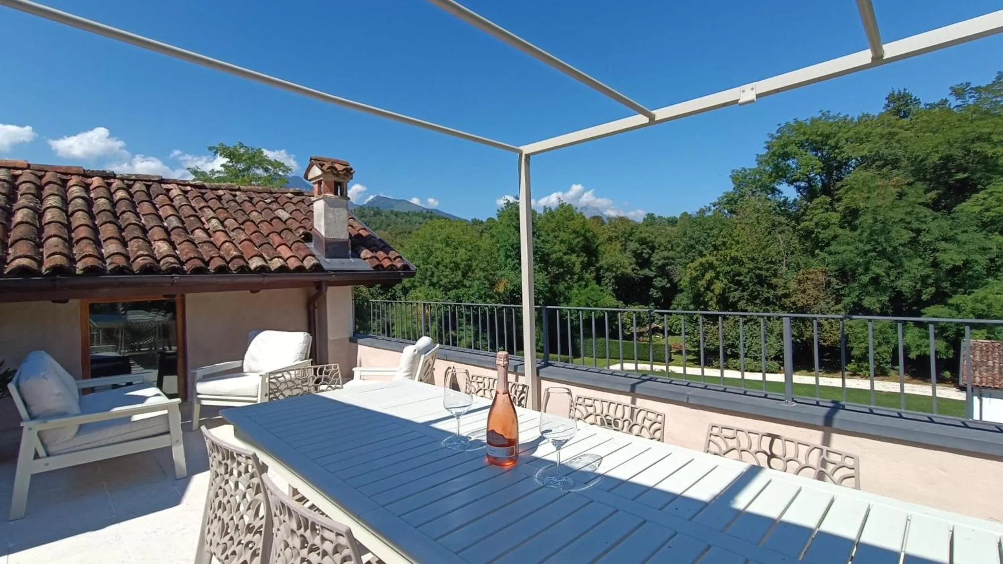 Balcony/Terrace in Villa San Liberale - Suites & Wellness - Villa Veneta