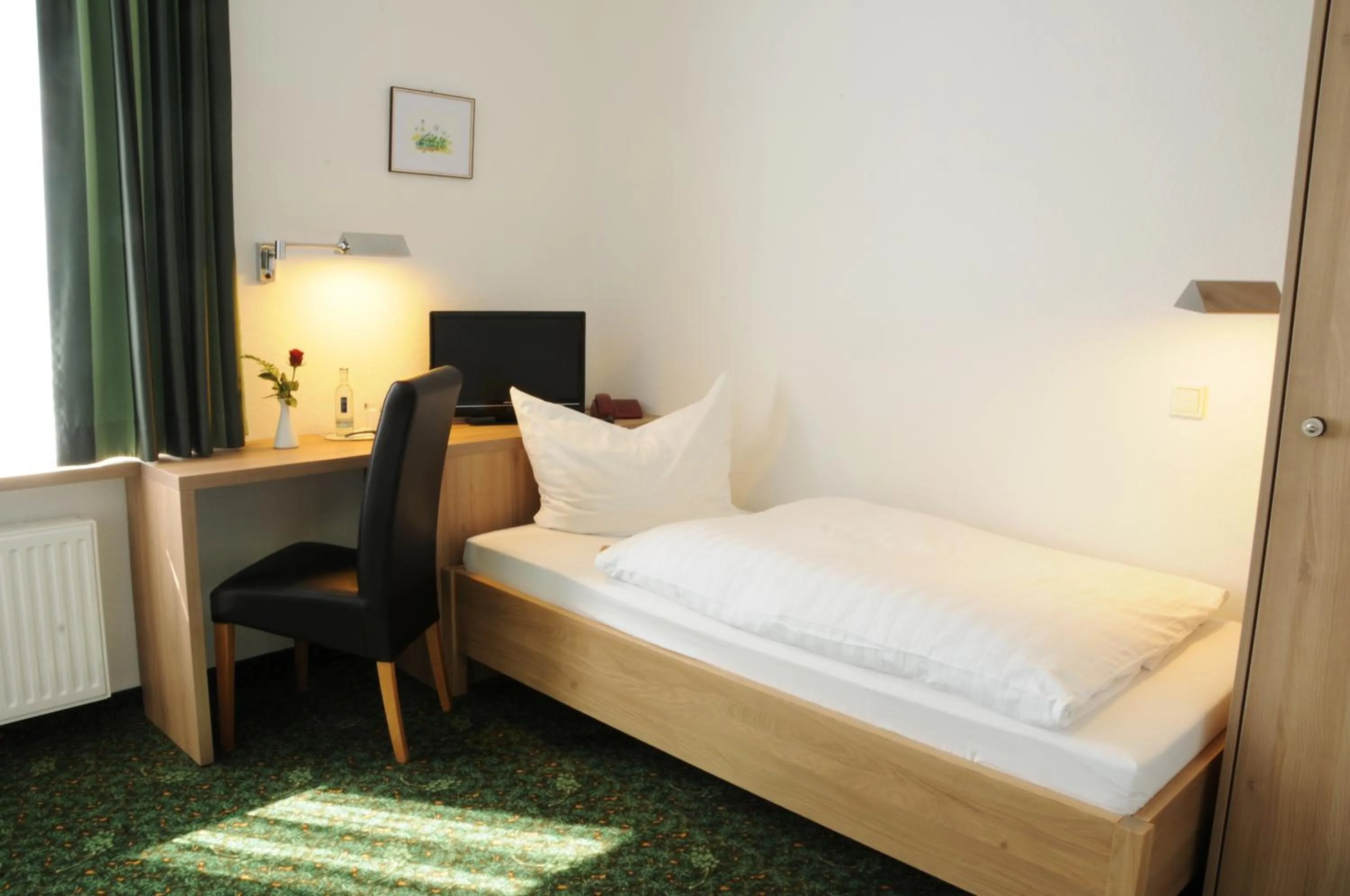 Photo of the whole room, Bed in Hotel Zur Traube
