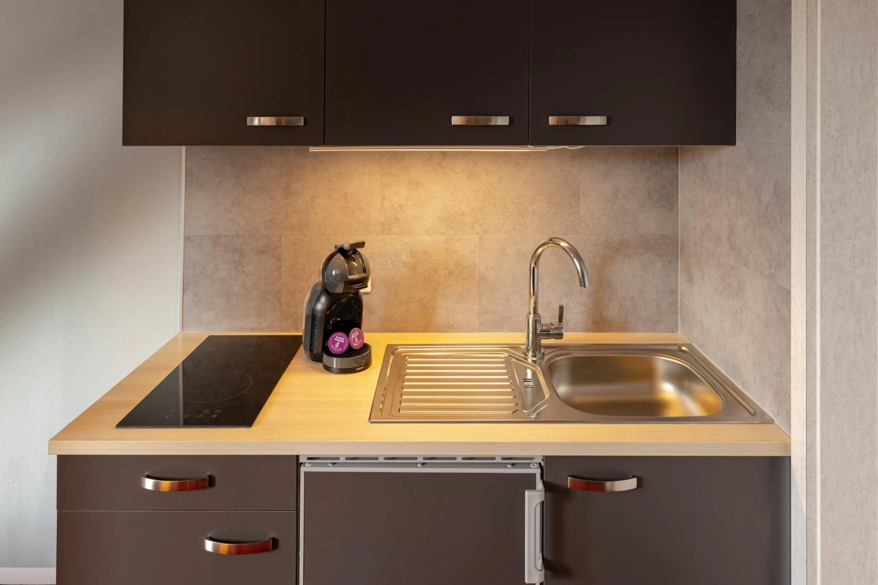 Kitchen or kitchenette in Hotel Berlin