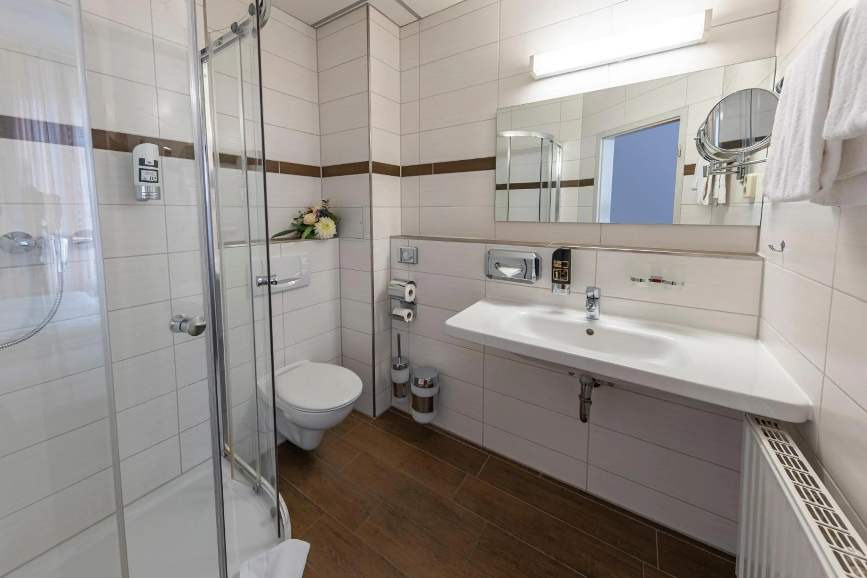 Shower in Hotel Berlin