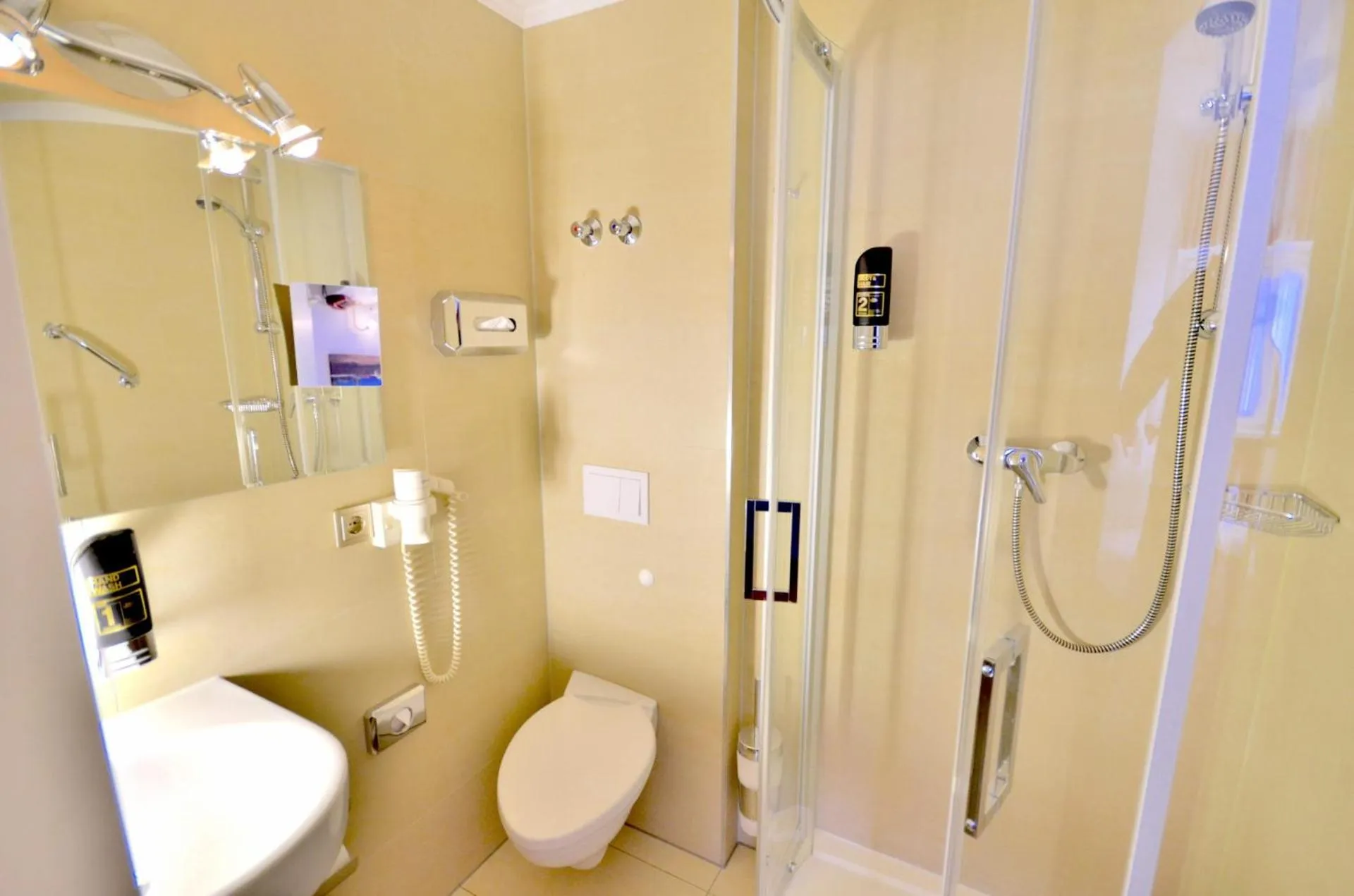 Shower in Hotel Alt-Connewitz