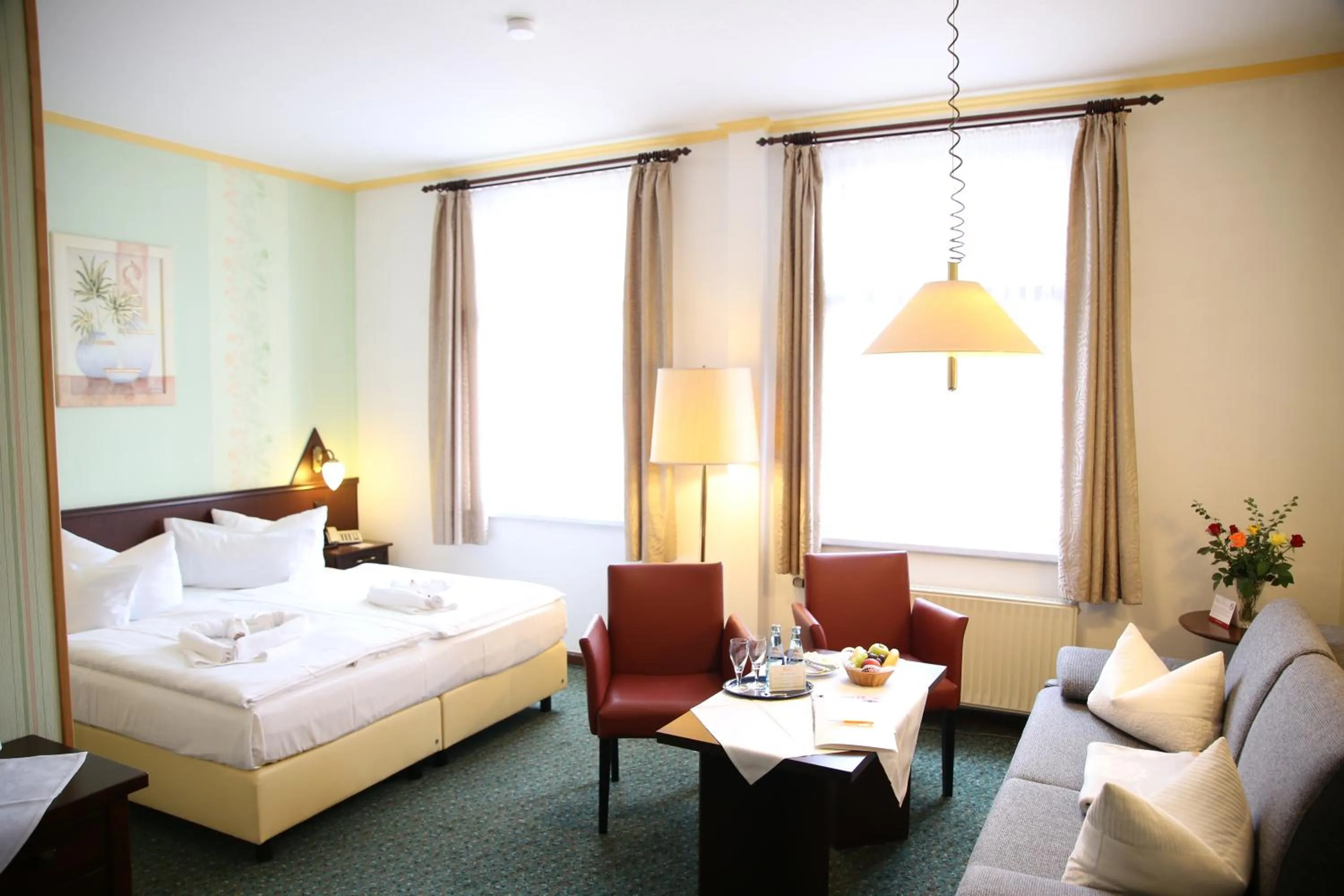 Photo of the whole room, Bed in Hotel Alt-Connewitz