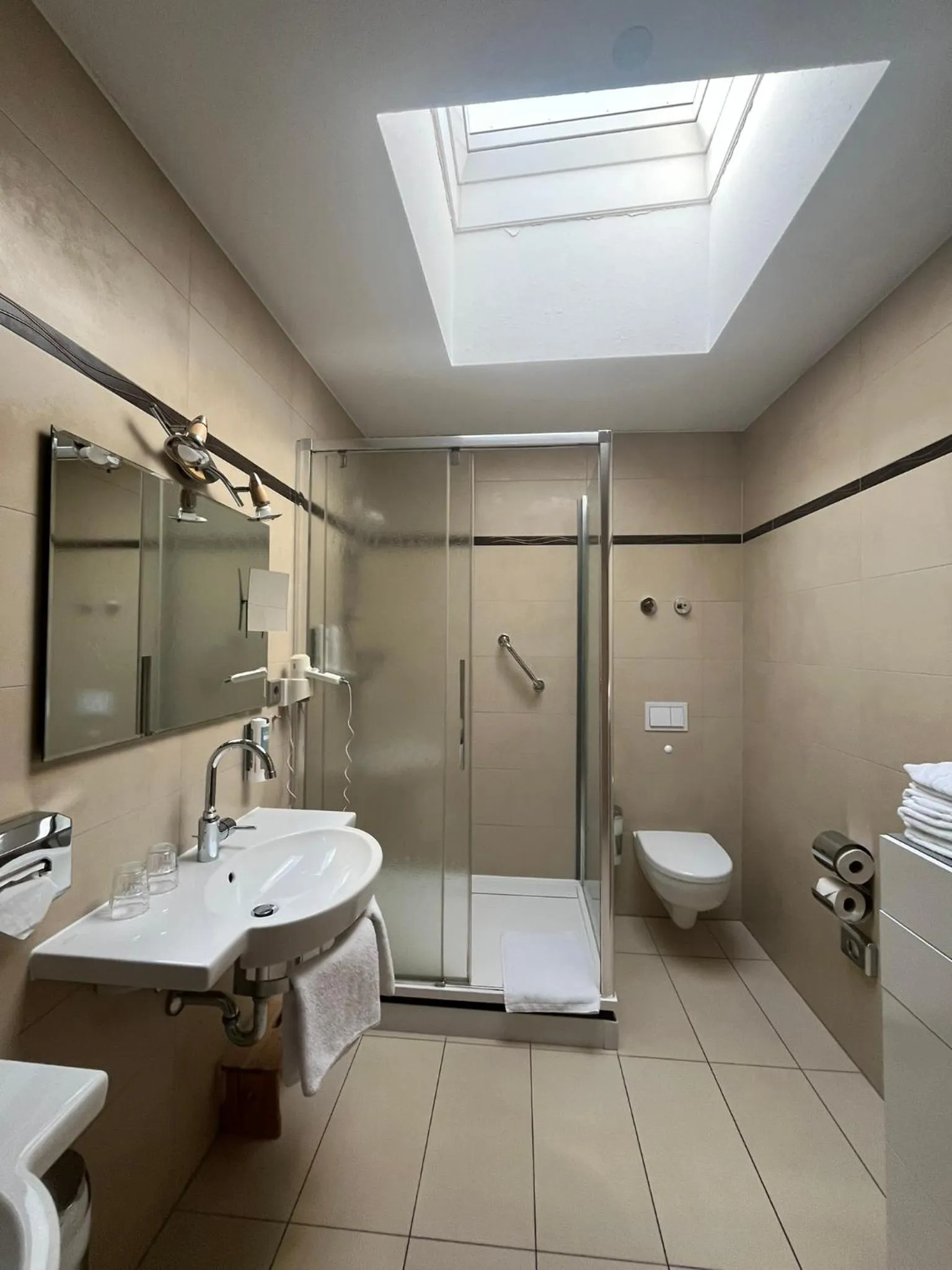 Shower in Hotel Alt-Connewitz