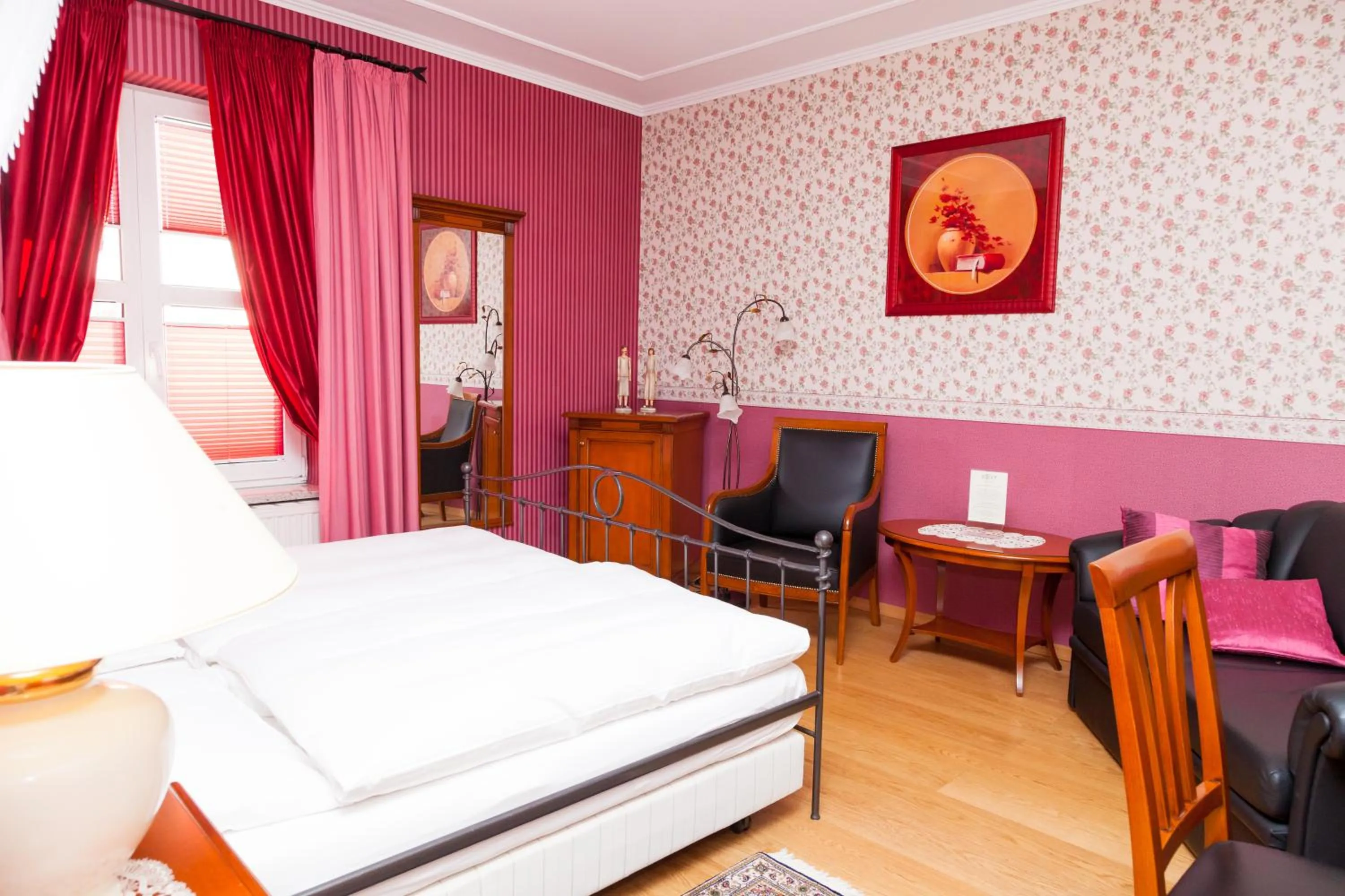 Bed in Hotel Seehof Leipzig