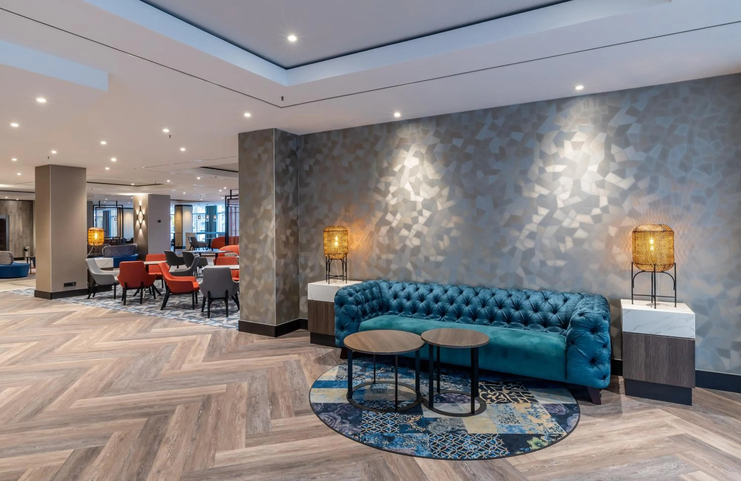 Lobby or reception in NYX Hotel Erfurt by Leonardo Hotels