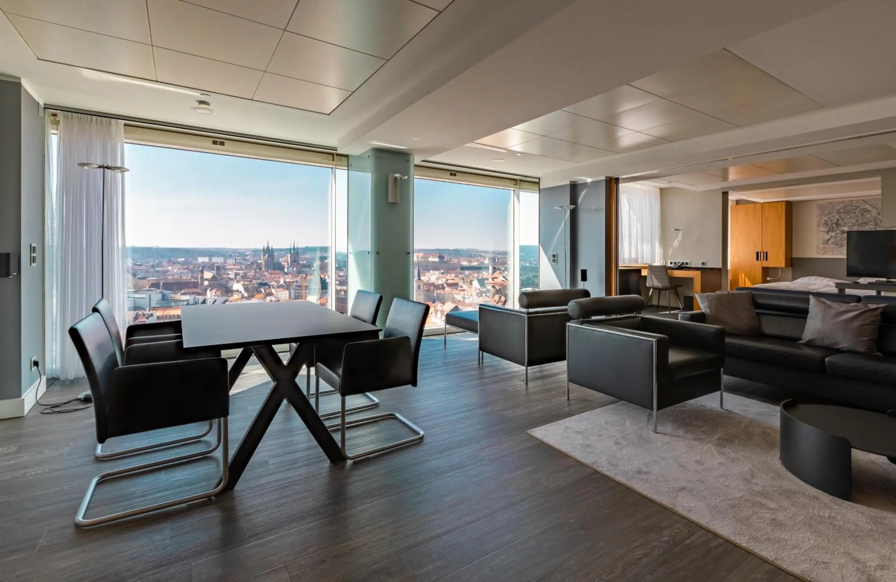 Bed in NYX Hotel Erfurt by Leonardo Hotels