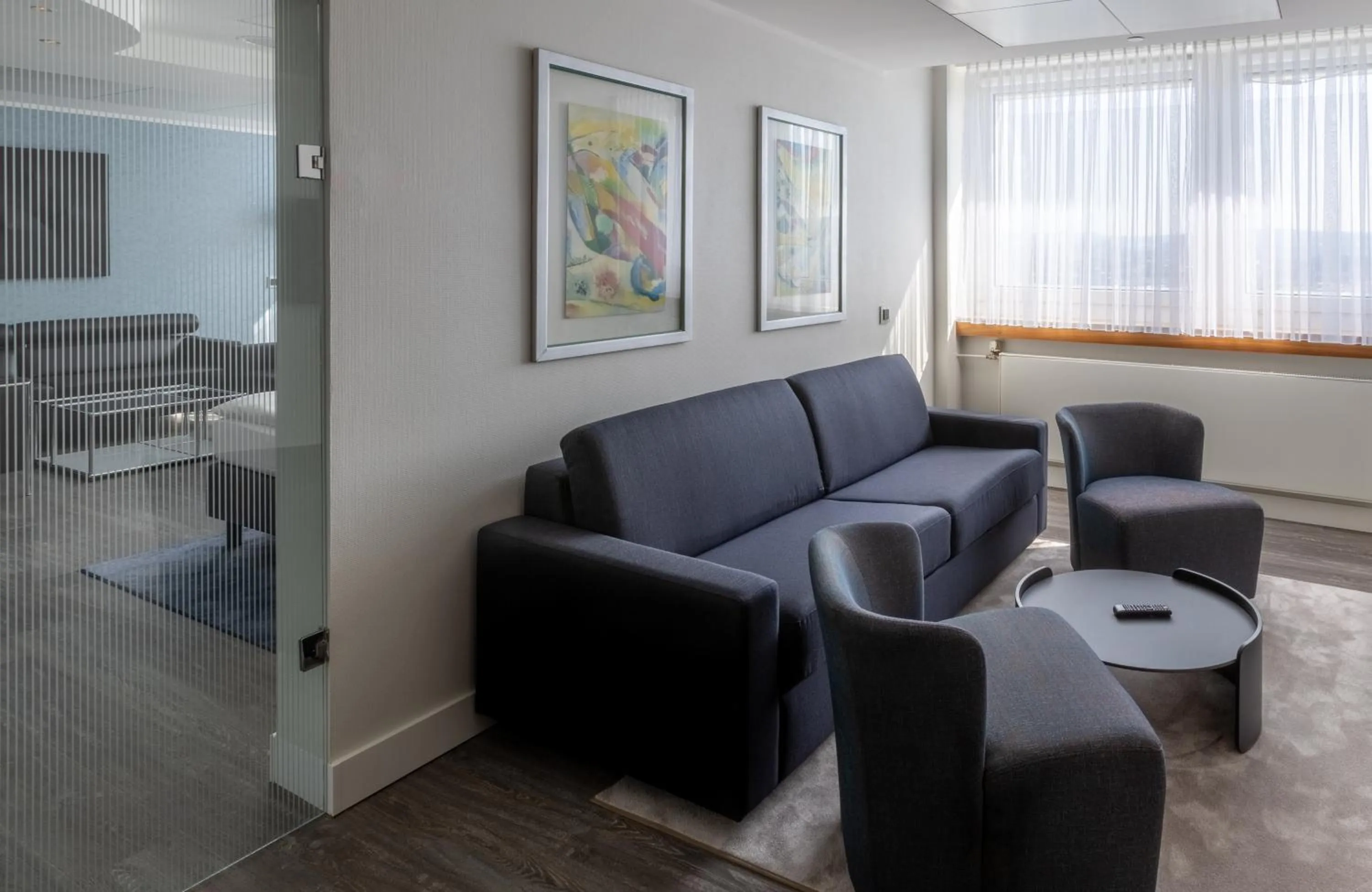 Seating area in NYX Hotel Erfurt by Leonardo Hotels