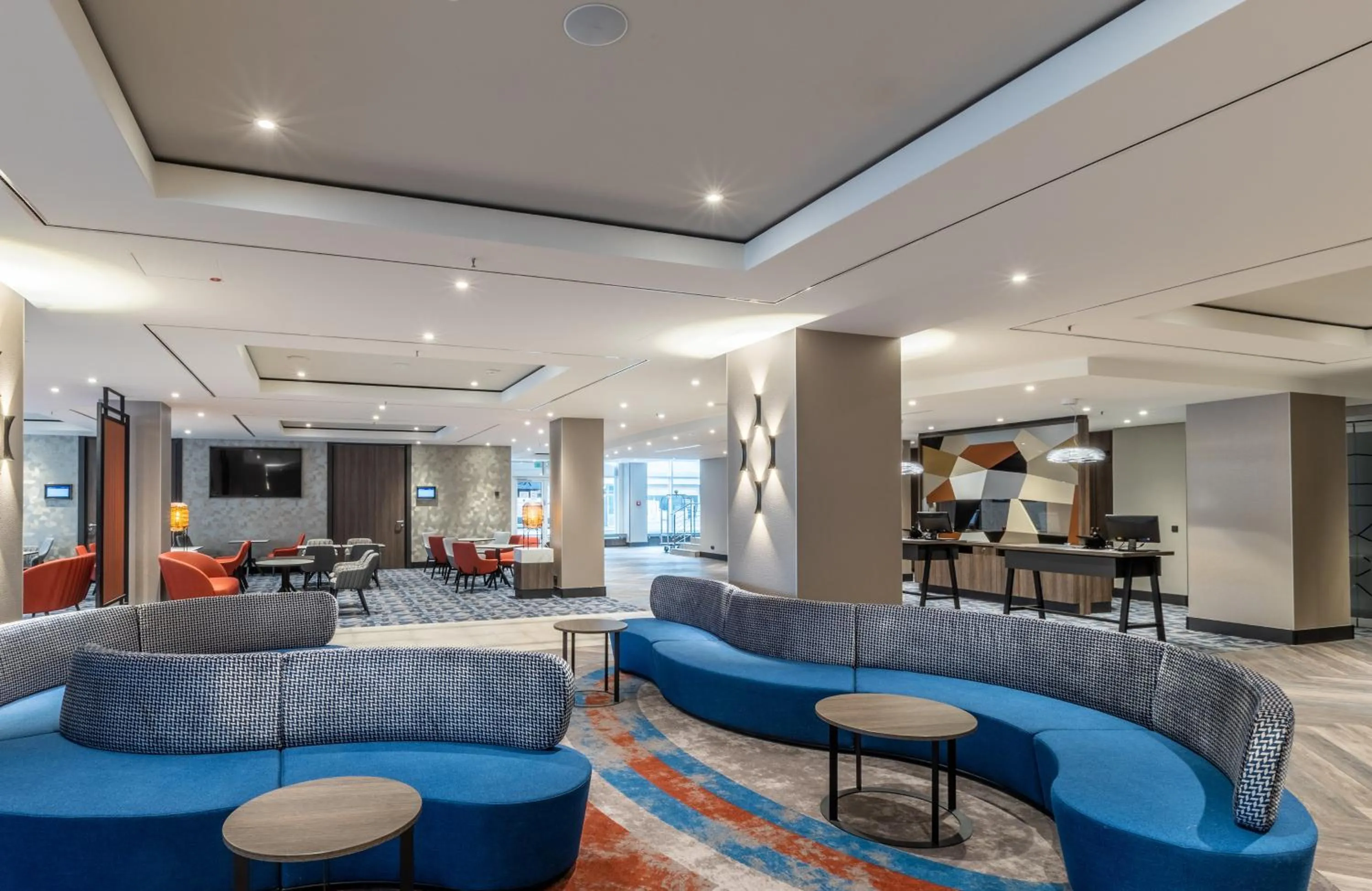Lobby or reception in NYX Hotel Erfurt by Leonardo Hotels
