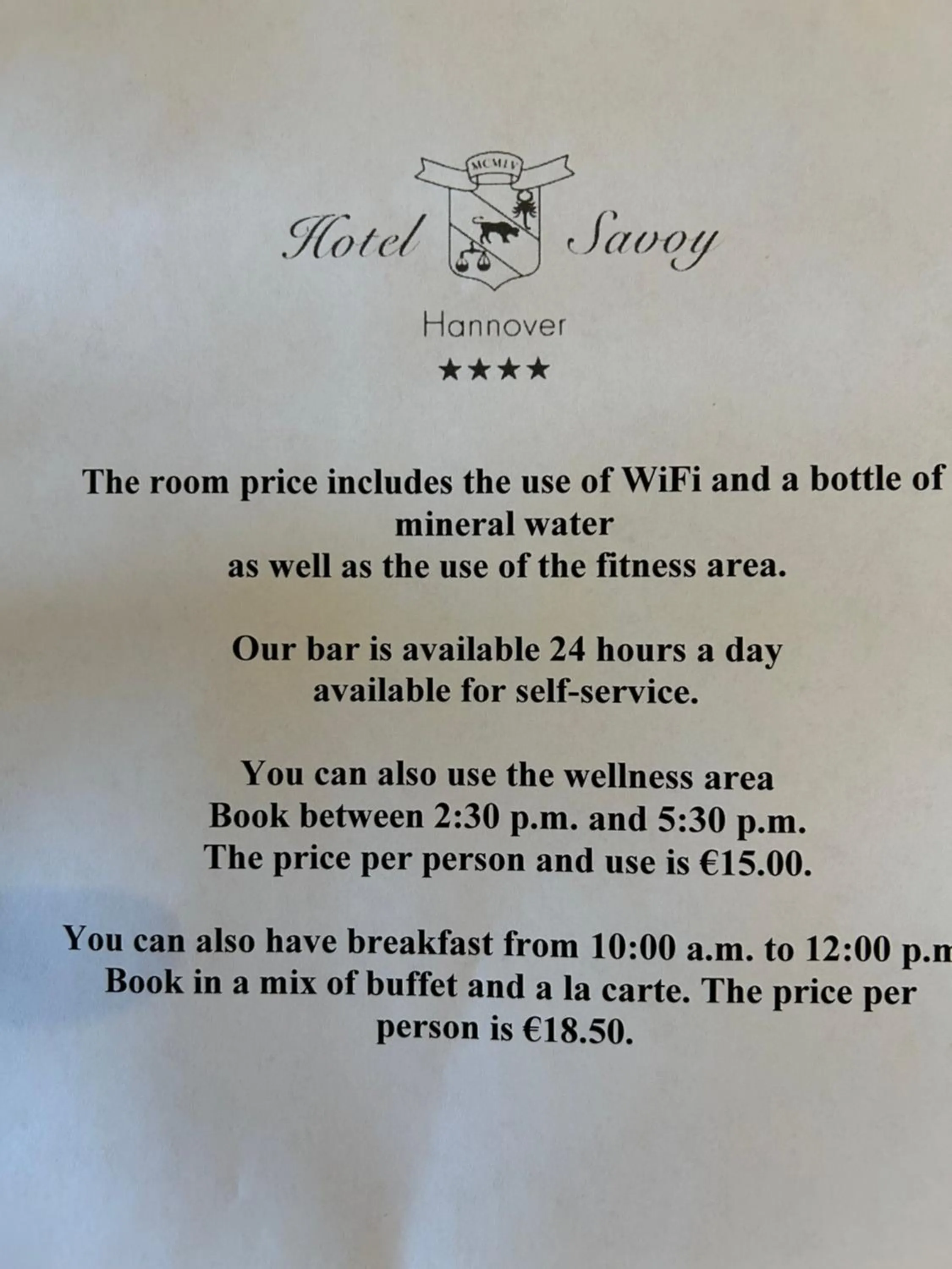 Property building in Hotel Savoy Hannover