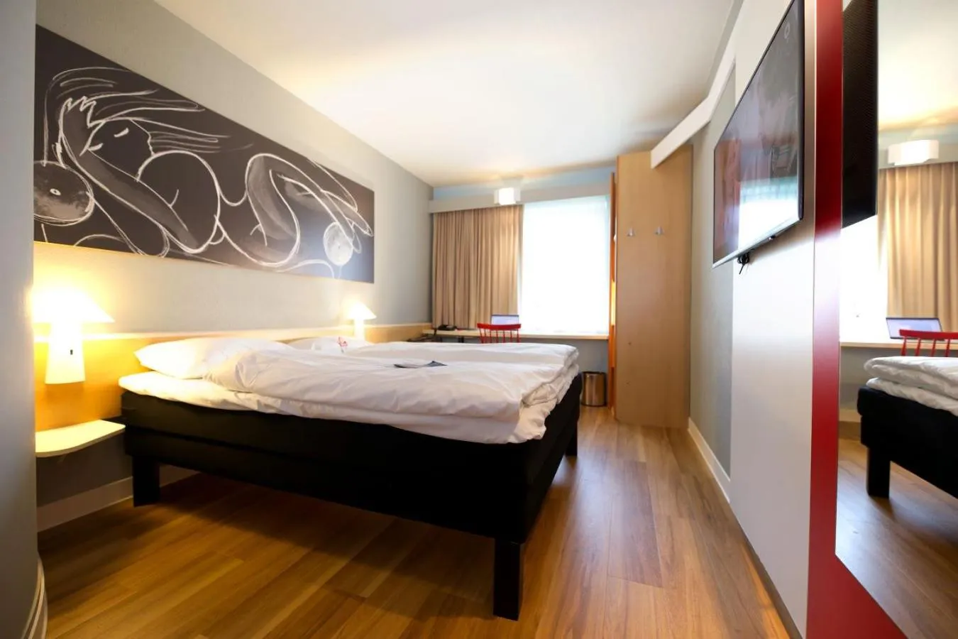 TV and multimedia, Bed in ibis Köln Messe