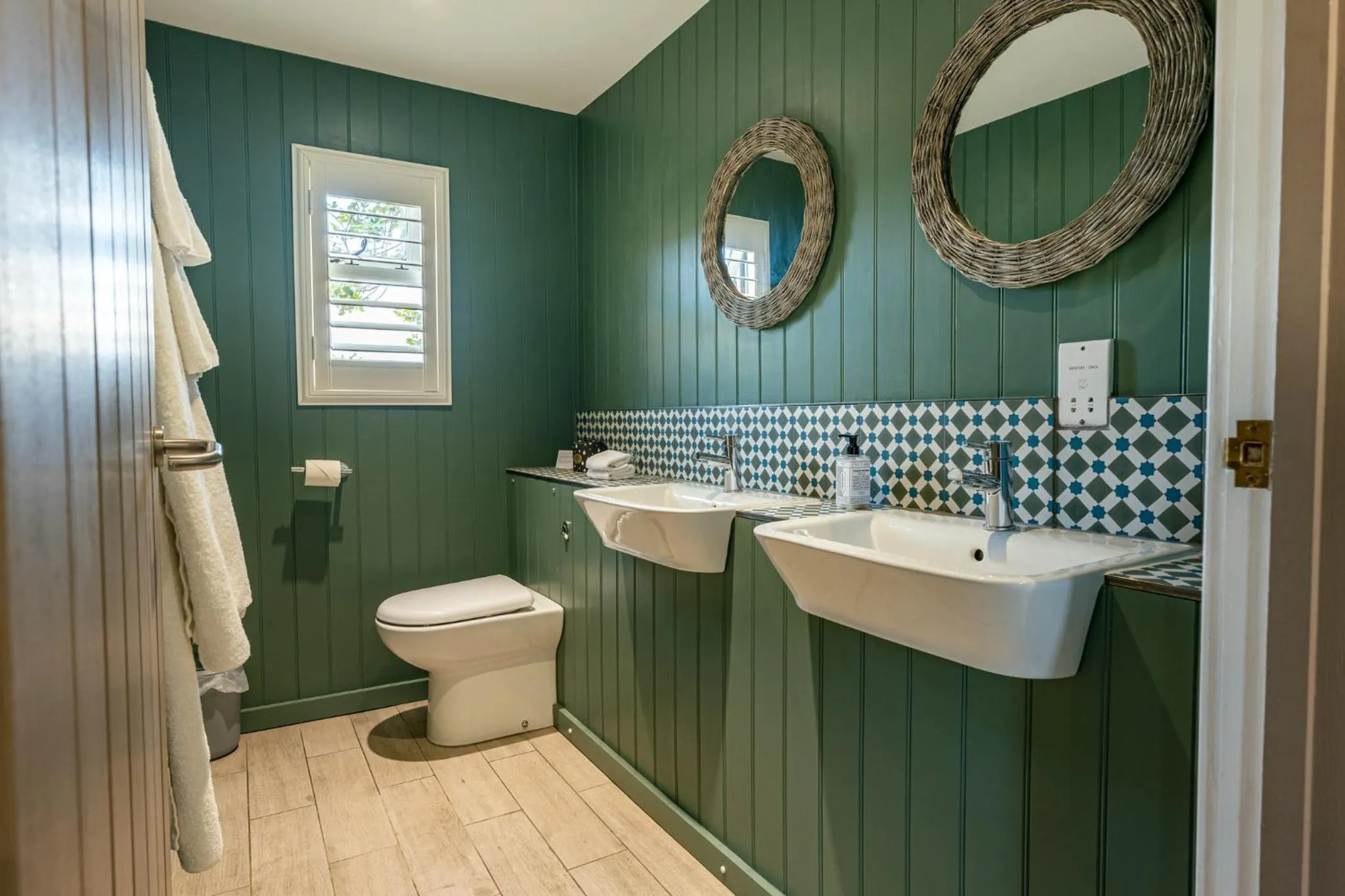 Toilet in Titchwell Manor Hotel