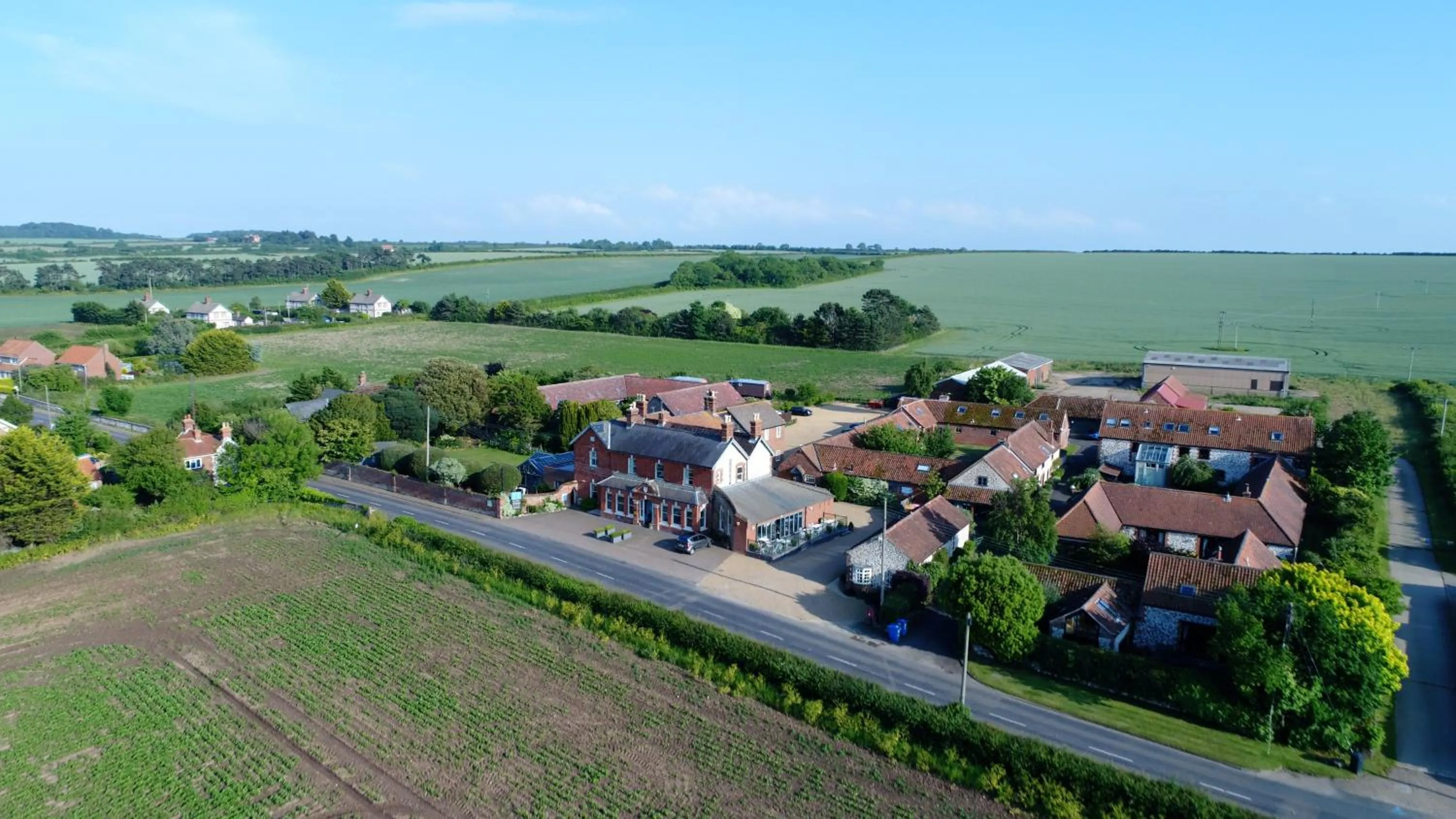 Property building in Titchwell Manor Hotel
