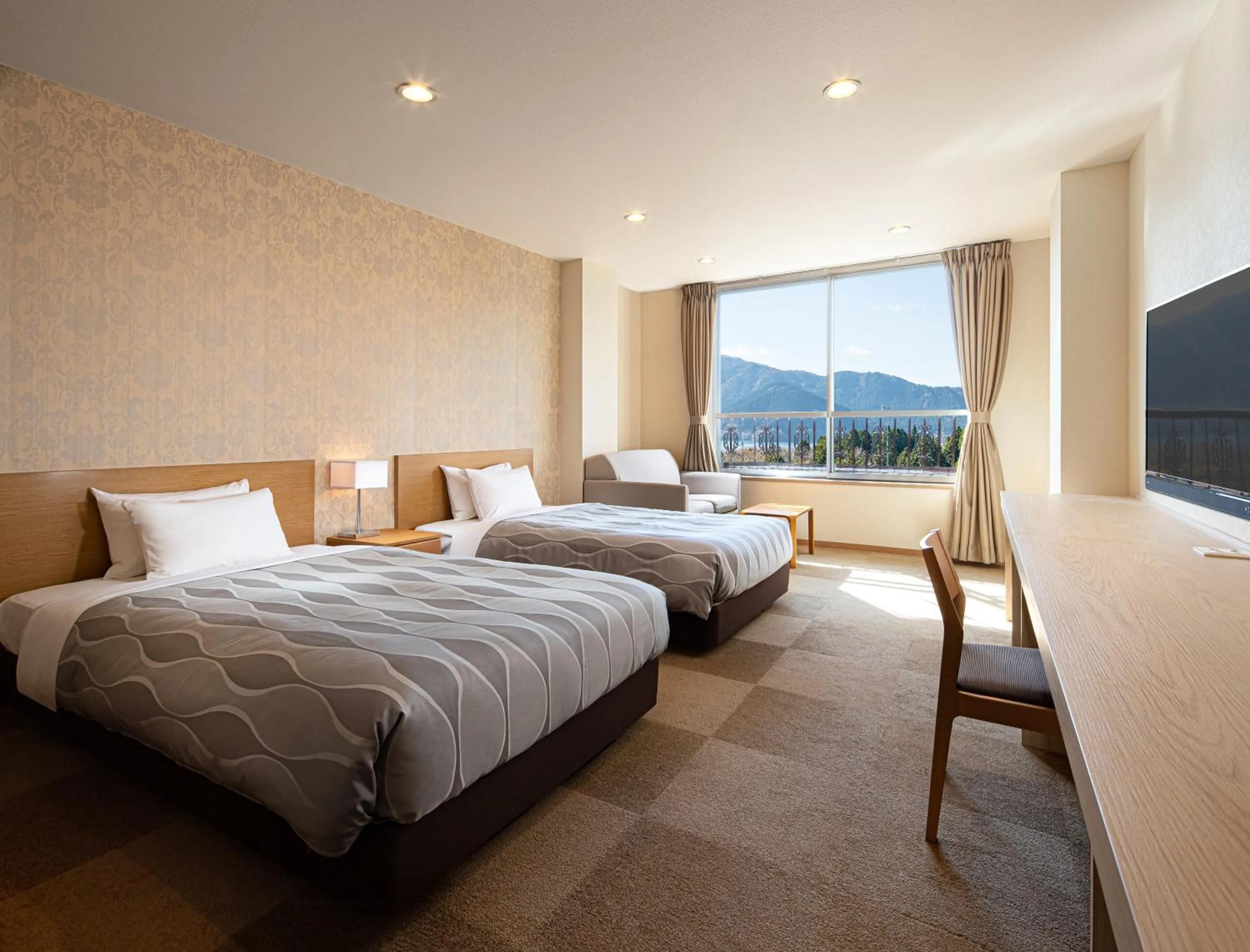 Bed in HESTA Hakone - GUEST HOUSE -