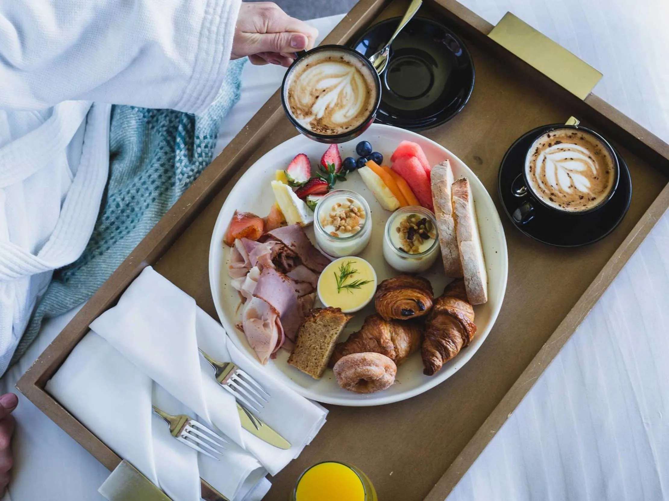 Breakfast in Oval Hotel at Adelaide Oval