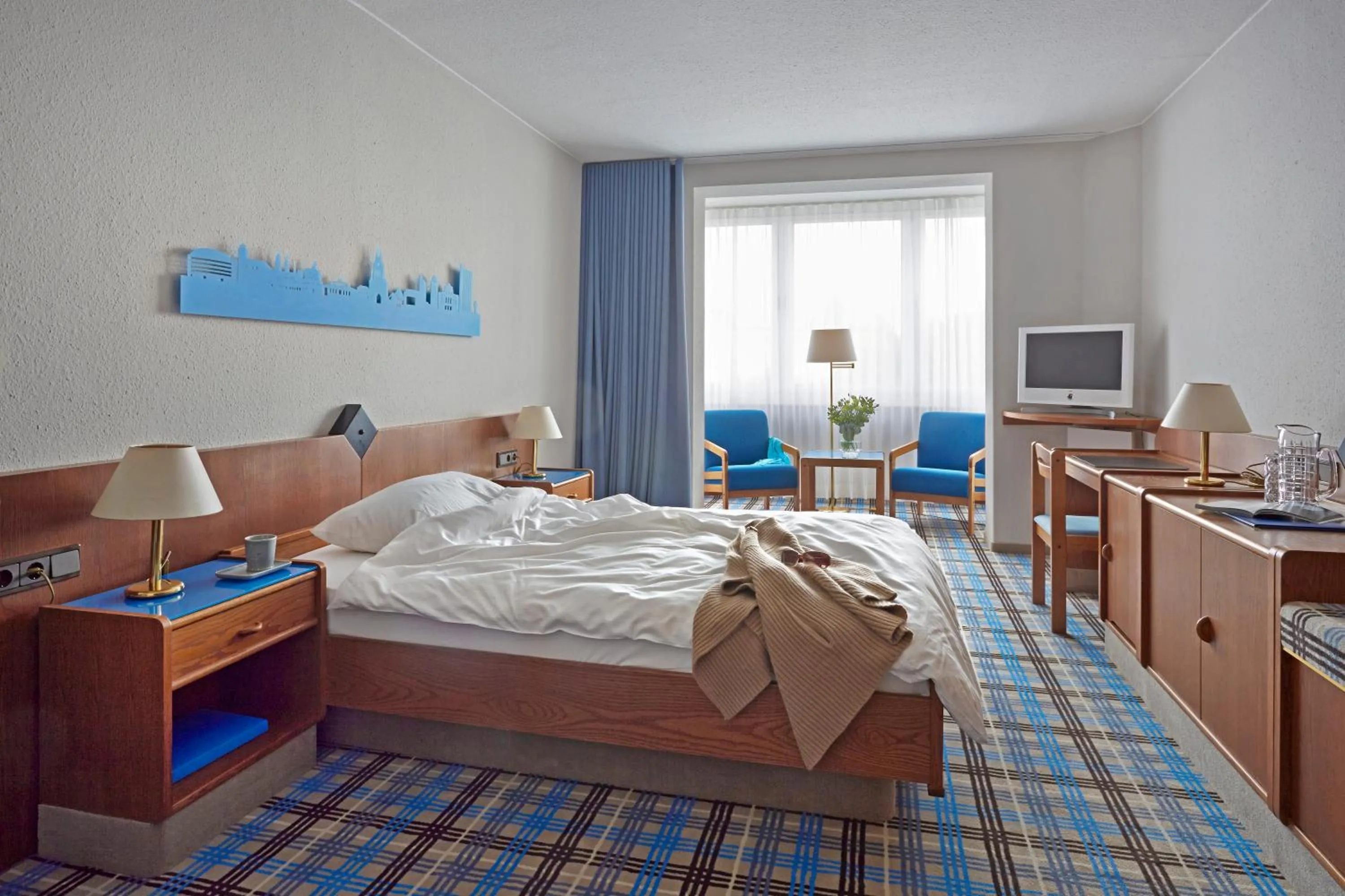 Bed in Seaside Residenz Hotel Chemnitz