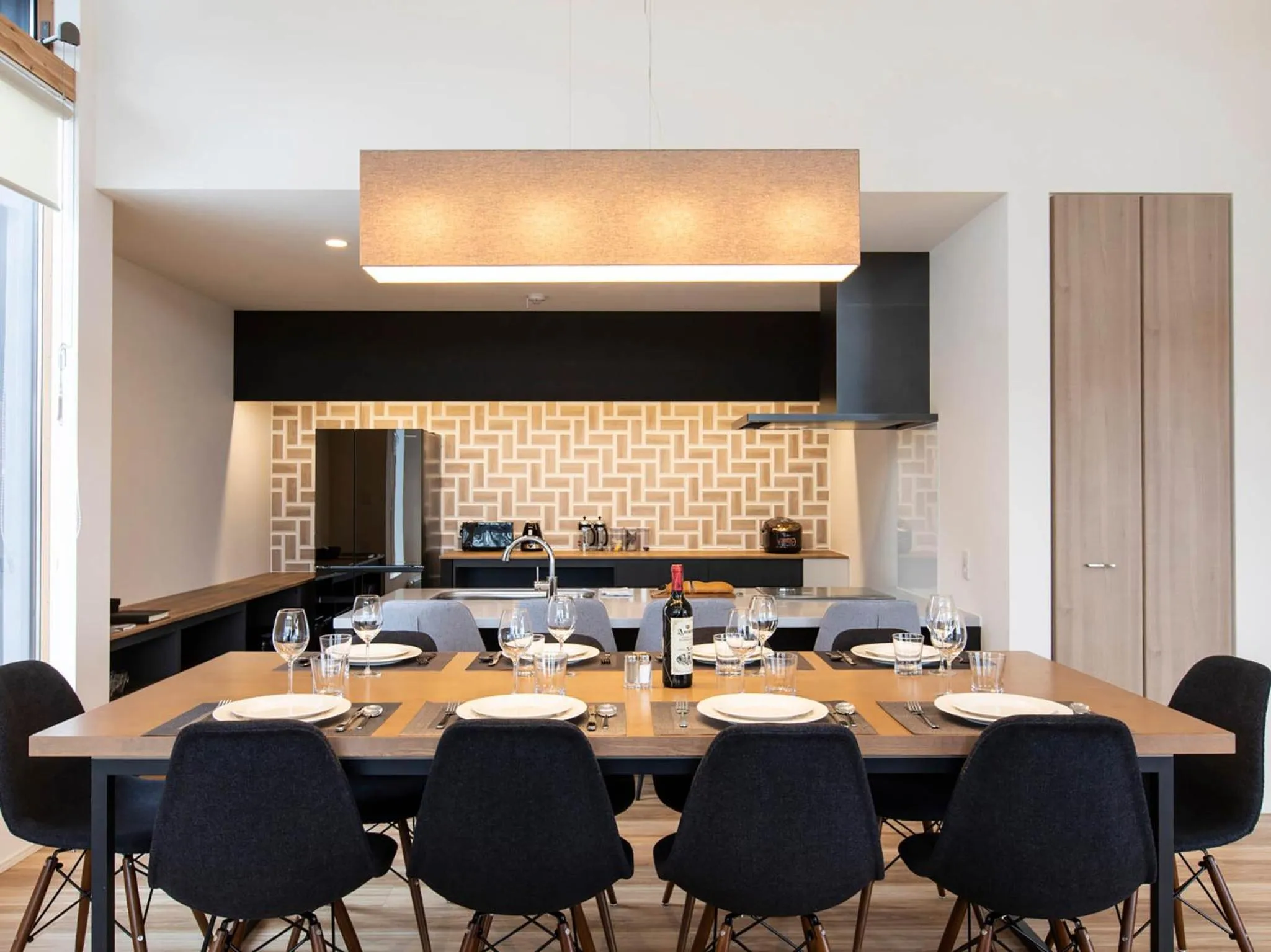 Kitchen or kitchenette in Aoyama Lodge