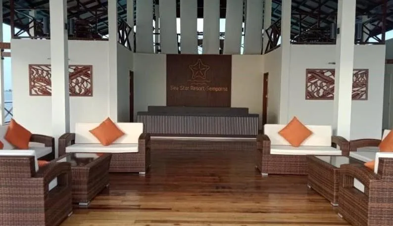 Lobby or reception in Sea Star Resort Semporna