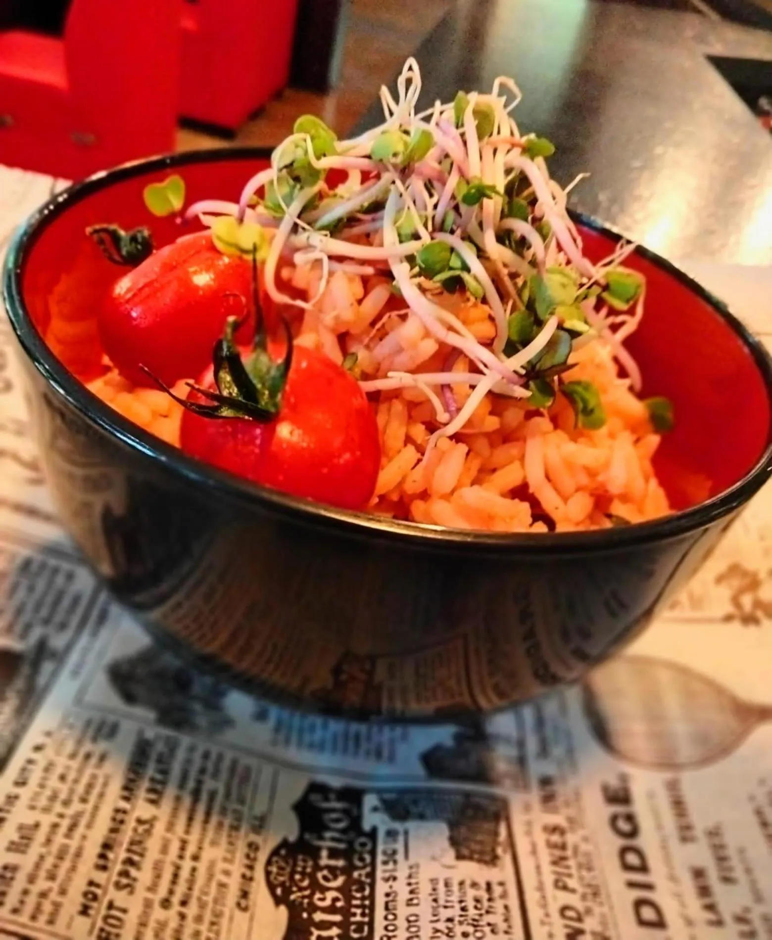 Food close-up in MUSTANG INN am Großen Garten