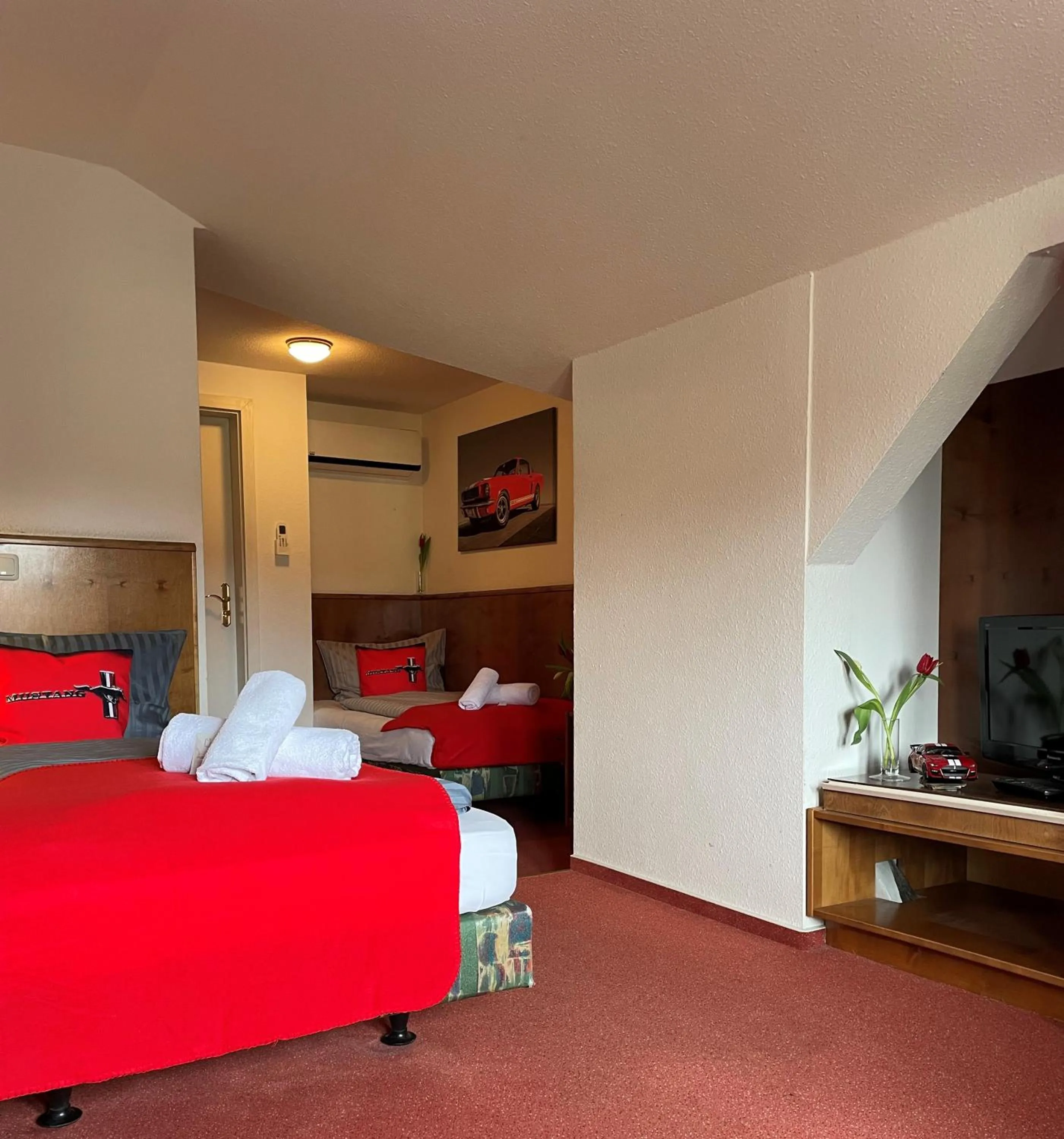 Bedroom in MUSTANG INN am Großen Garten