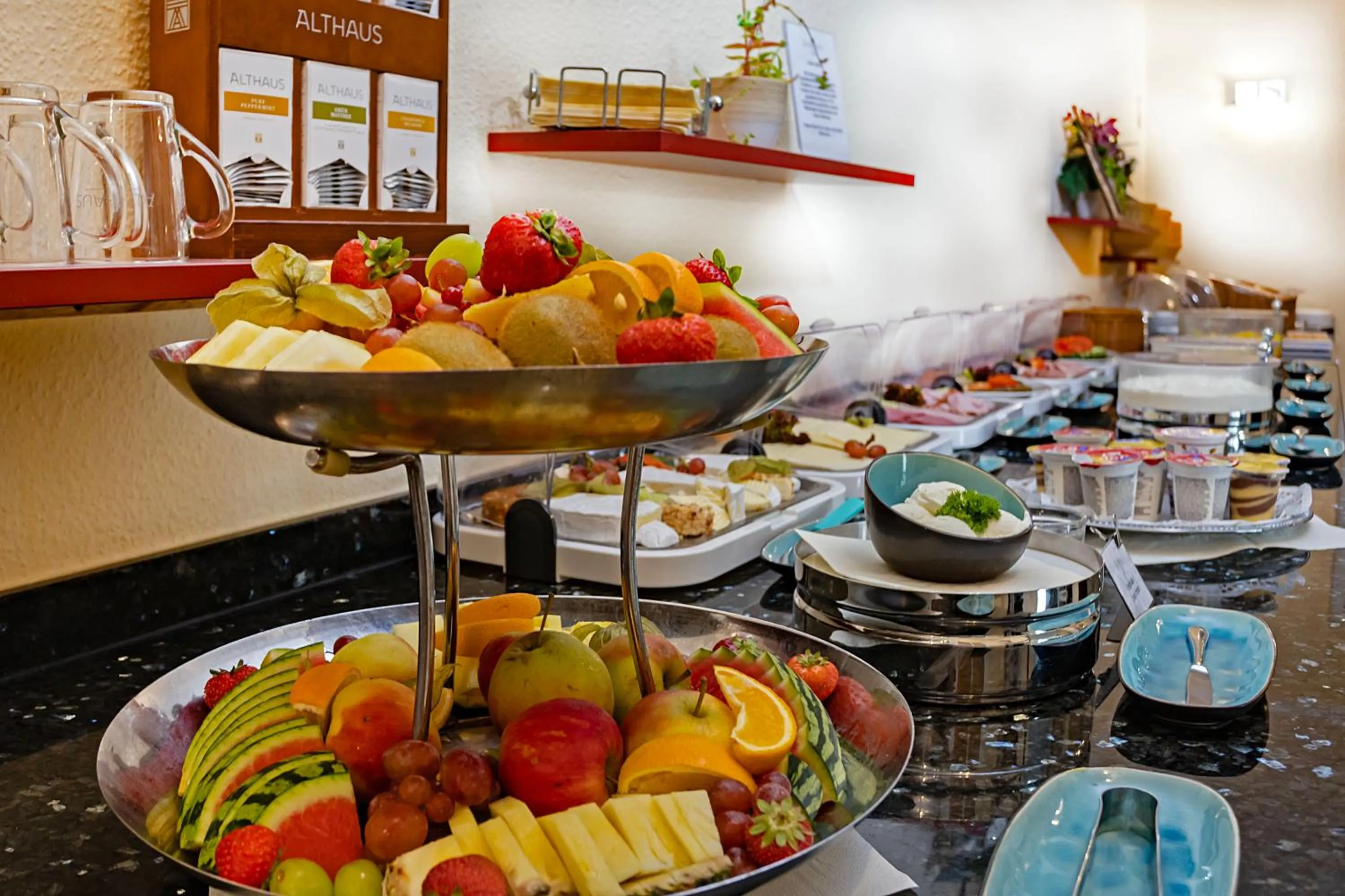 Food and drinks in Hotel ELBRIVERA Alt Prester