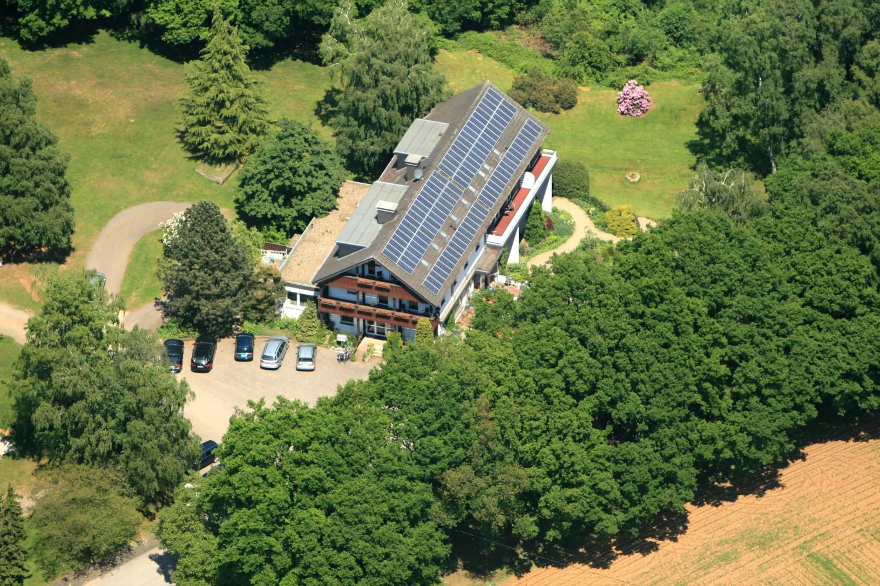 Bird's eye view in Berghotel Hohe Mark