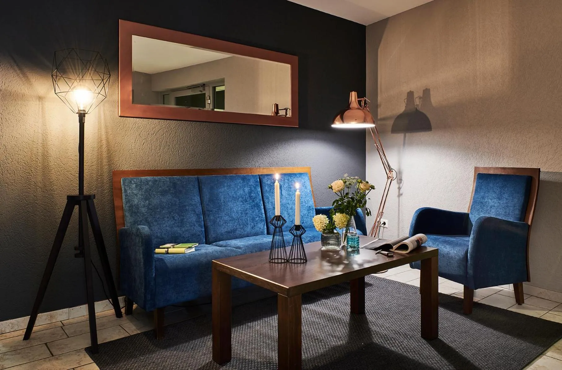 Seating area in Dom Hotel